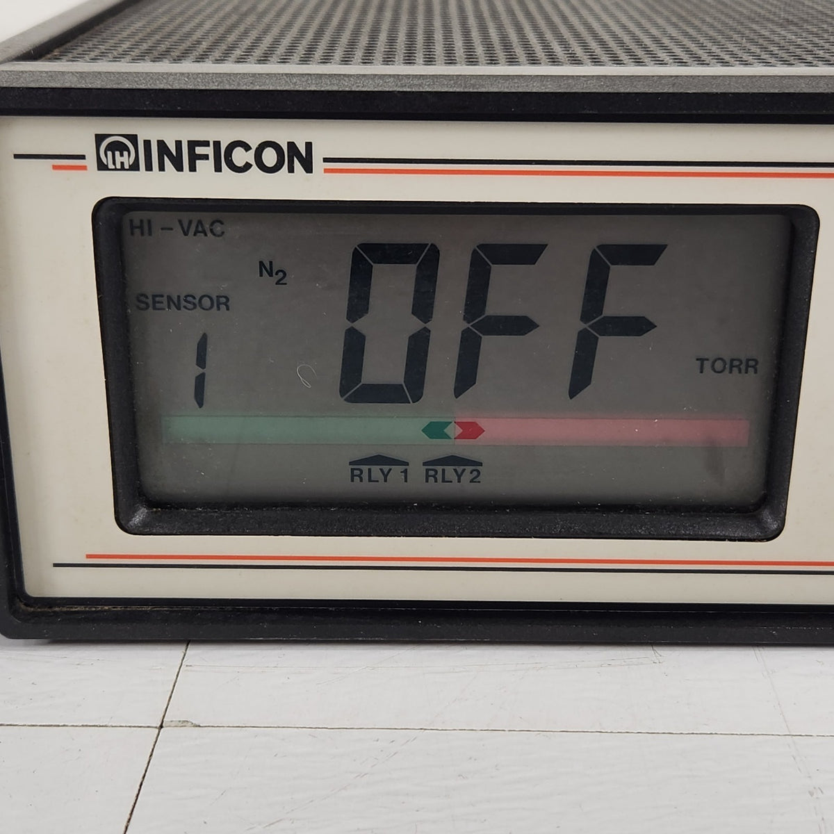 TESTED Leybold INFICON IG3 850-200-G1 Ion/Pirani Vacuum Gauge Controller RS232