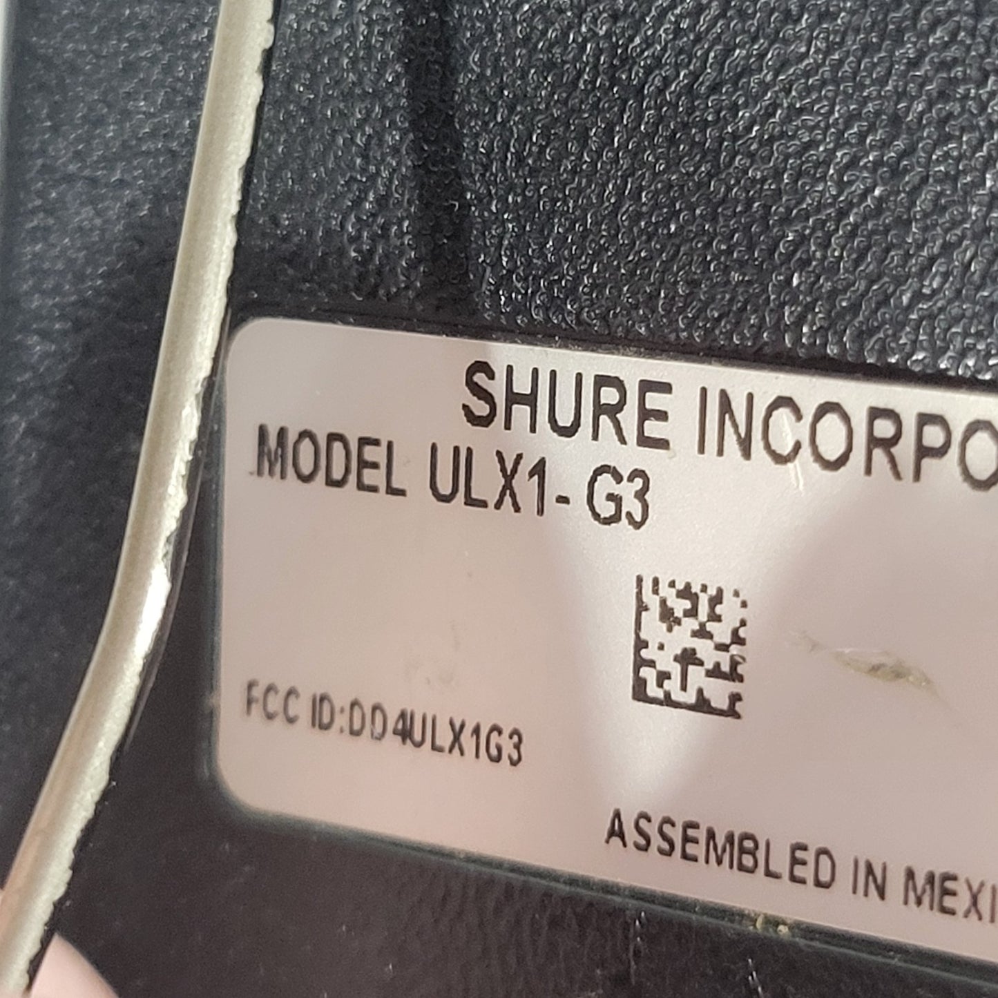 Shure ULXS4-G3 Wireless Receiver w/ ULX1-G3 Bodypack 470-506MHz