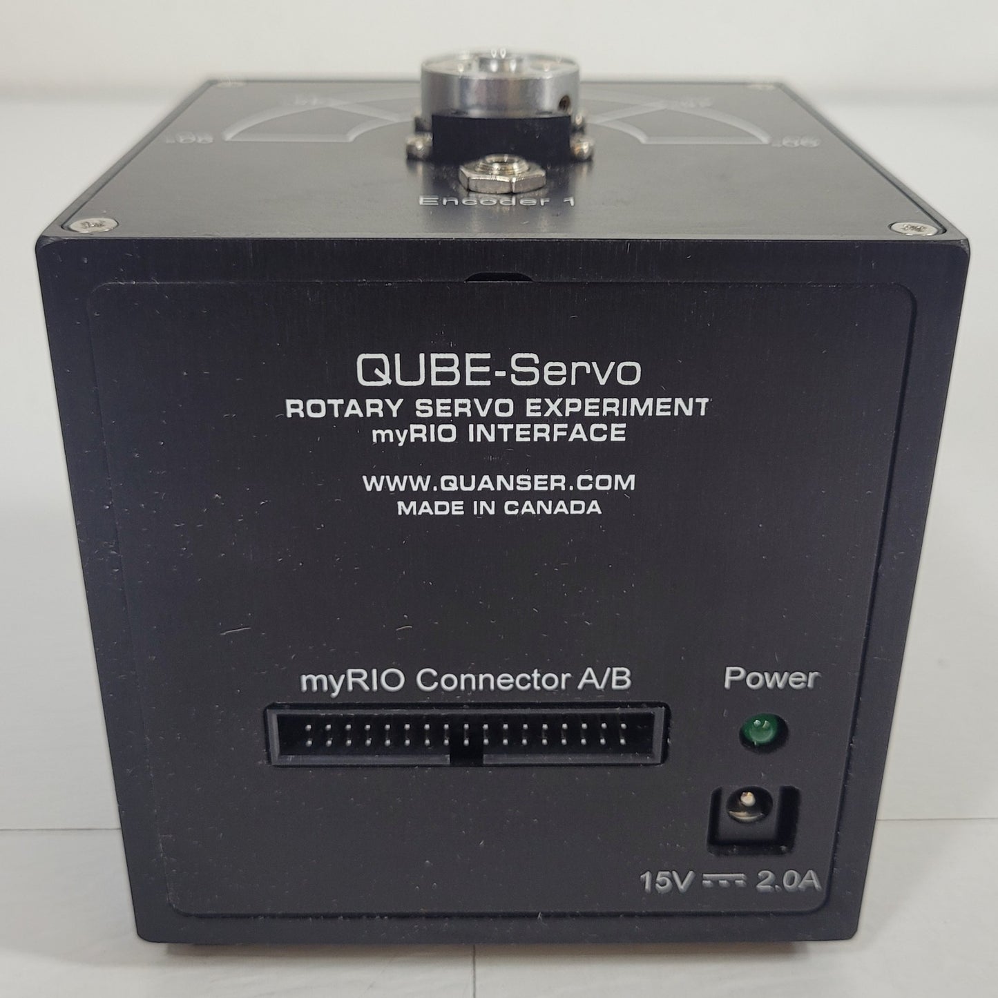 Quanser QUBE-Servo myRIO Rotary Servo Experiment w/ Pendulum Inertia Disk