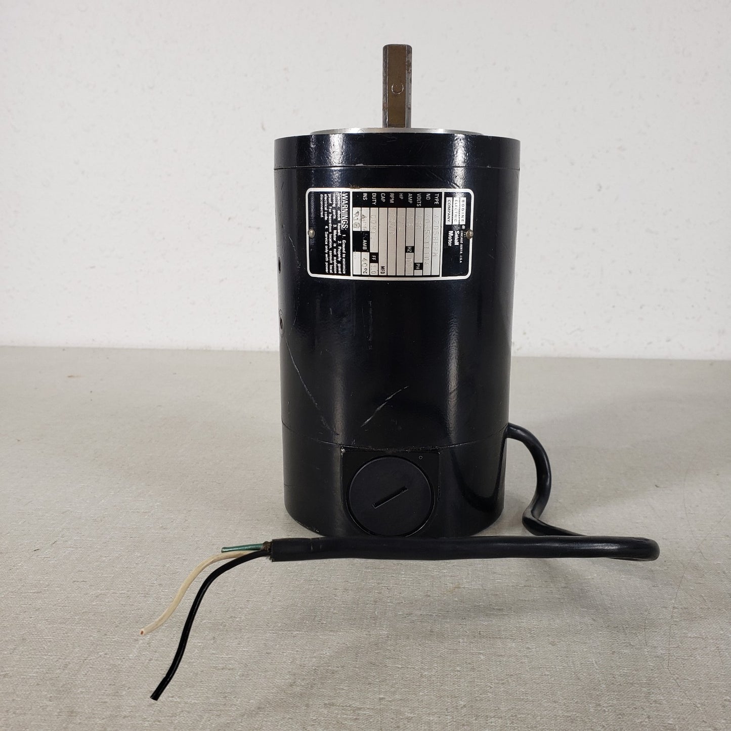 Bodine Electric Company 42D5BEPM Permanent Magnet DC Motor 1/4 HP Single Phase