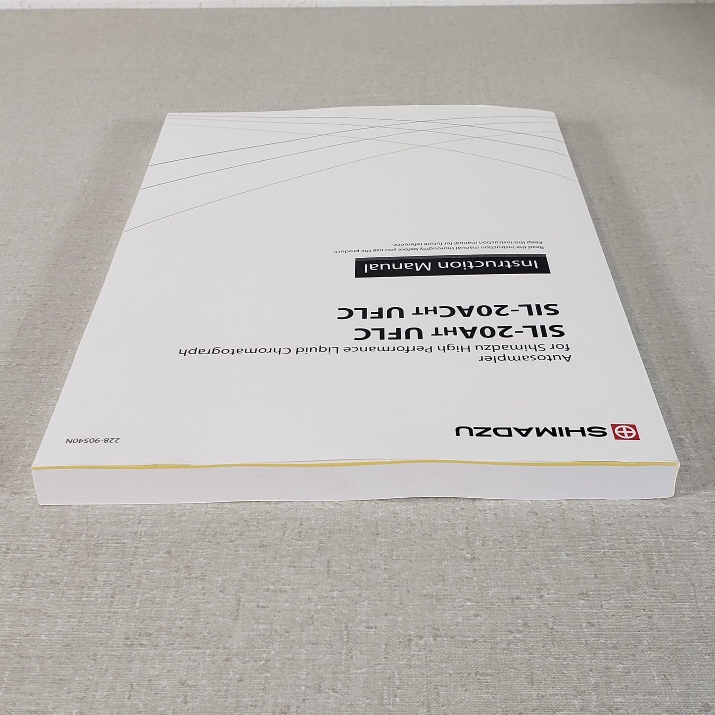 Shimadzu 228-90540N SIL-20AHT SIL-20ACHT UFLC HPLC Autosampler Manual