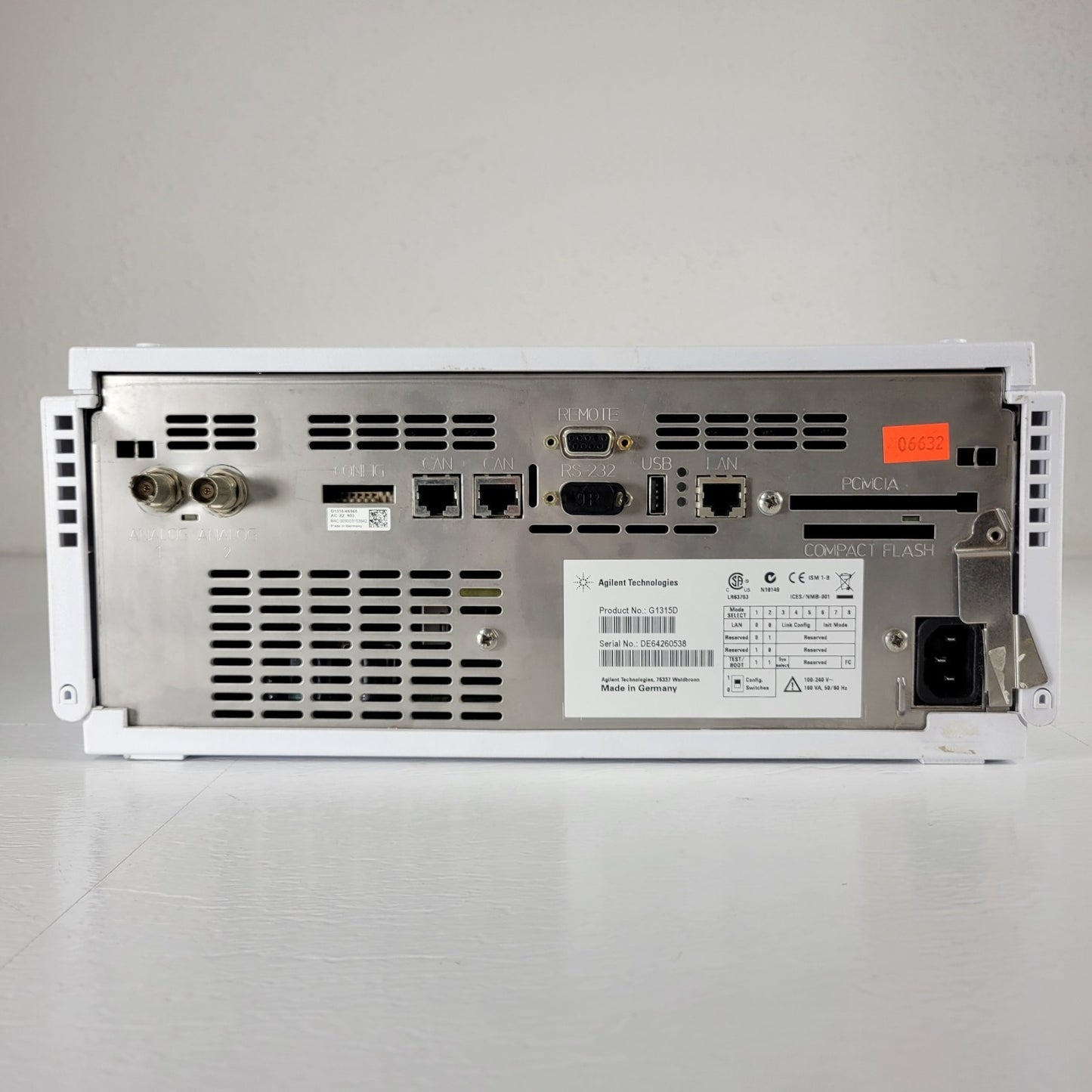 TESTED Agilent G1315D 1200 DAD Diode Array Detector w/ G1315-60012 Flow Cell