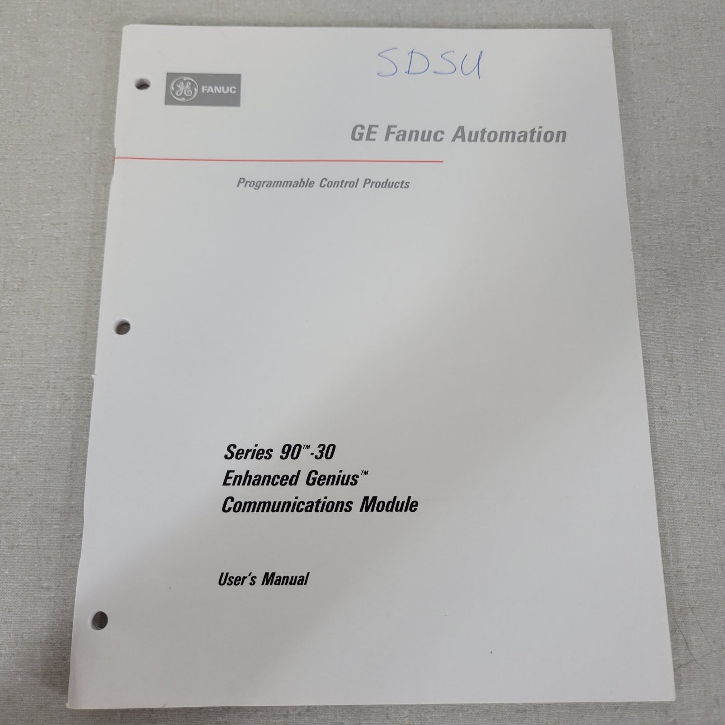GE Fanuc GFK-0695 Series 90-30 Enhanced Genius Communications Module User Manual