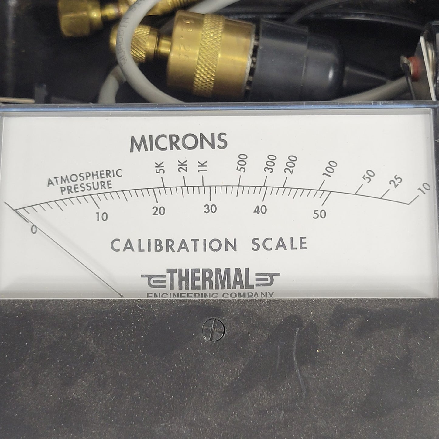 THERMAL ENGINEERING 14571 Dual Power Thermistor Vacuum Gauge, Not Tested