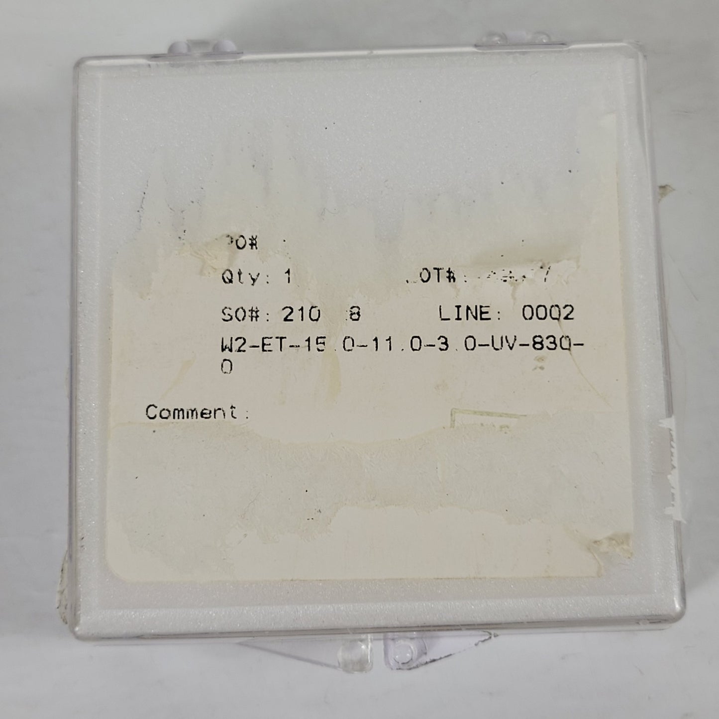 CVI Laser 0-UV-830-0 15x11mm Rectangular Fused Silica 830nm AR Optic