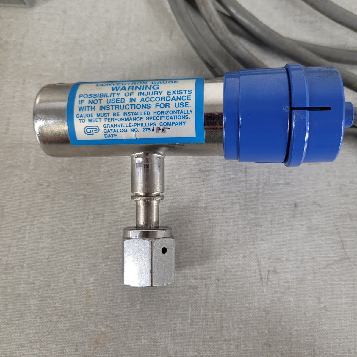 TESTED MKS Granville-Phillips 275 Convectron 1/2" VCR Gauge + 115V Readout