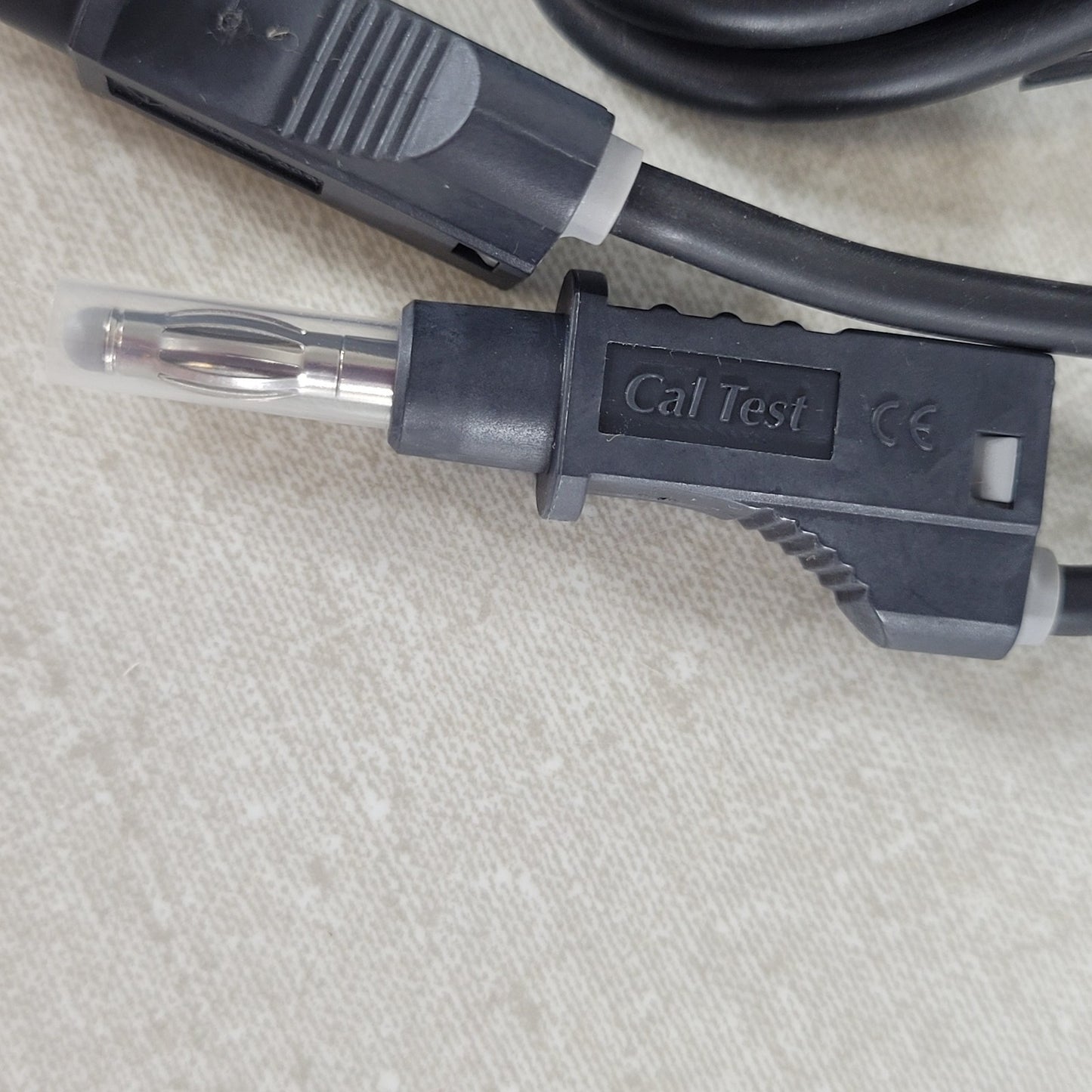 Cal Test Electronics CT2151-200-0 2m Black 4mm Stackable Banana Test Lead 36A
