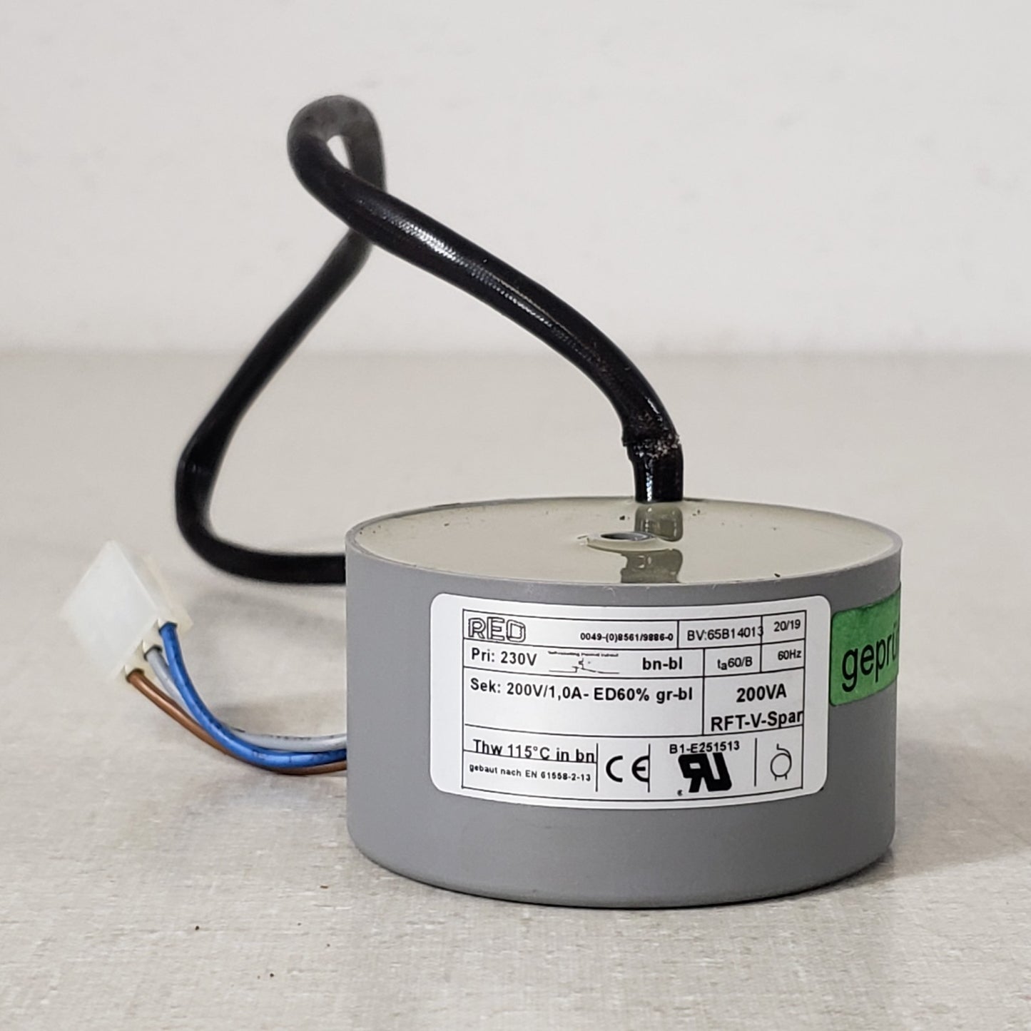 RED BV:65B14013 Toroidal Safety Tranformer From a Franke A800 Espresso Machine
