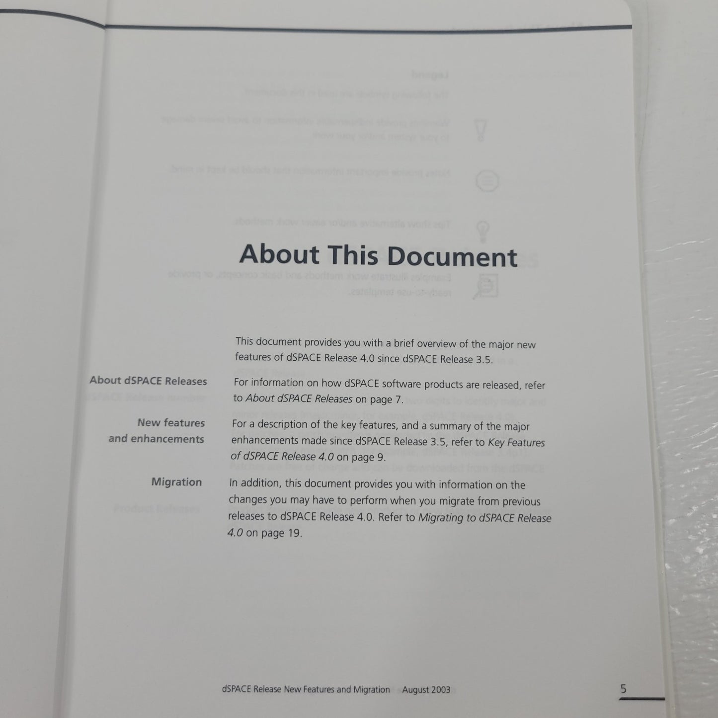 dSPACE Release 4.0 New Features & Migration Software Manual Guide August 2003