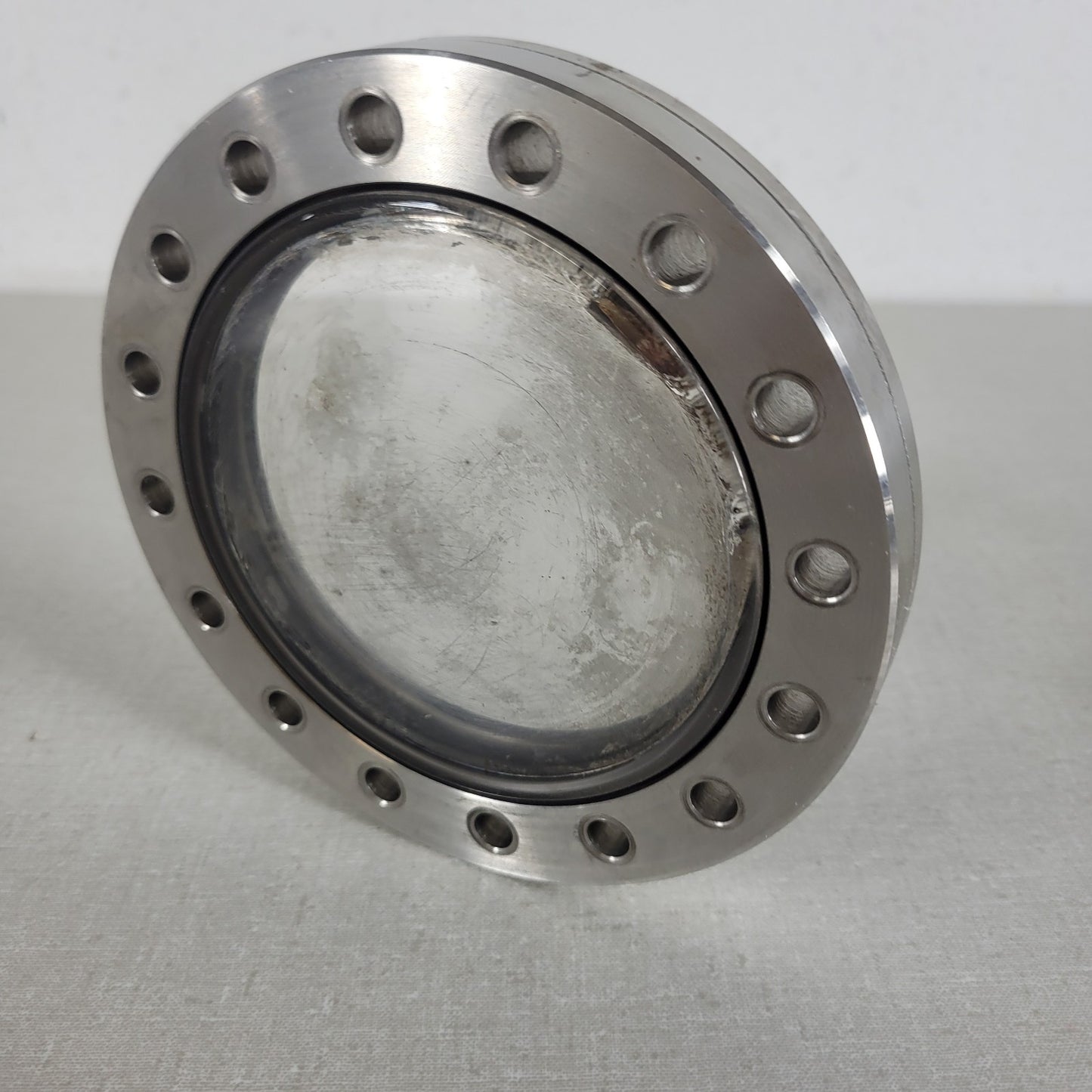 Varian Conflat DN100CF 4" Viewport Glass UHV Ultra High Vacuum SS Optical