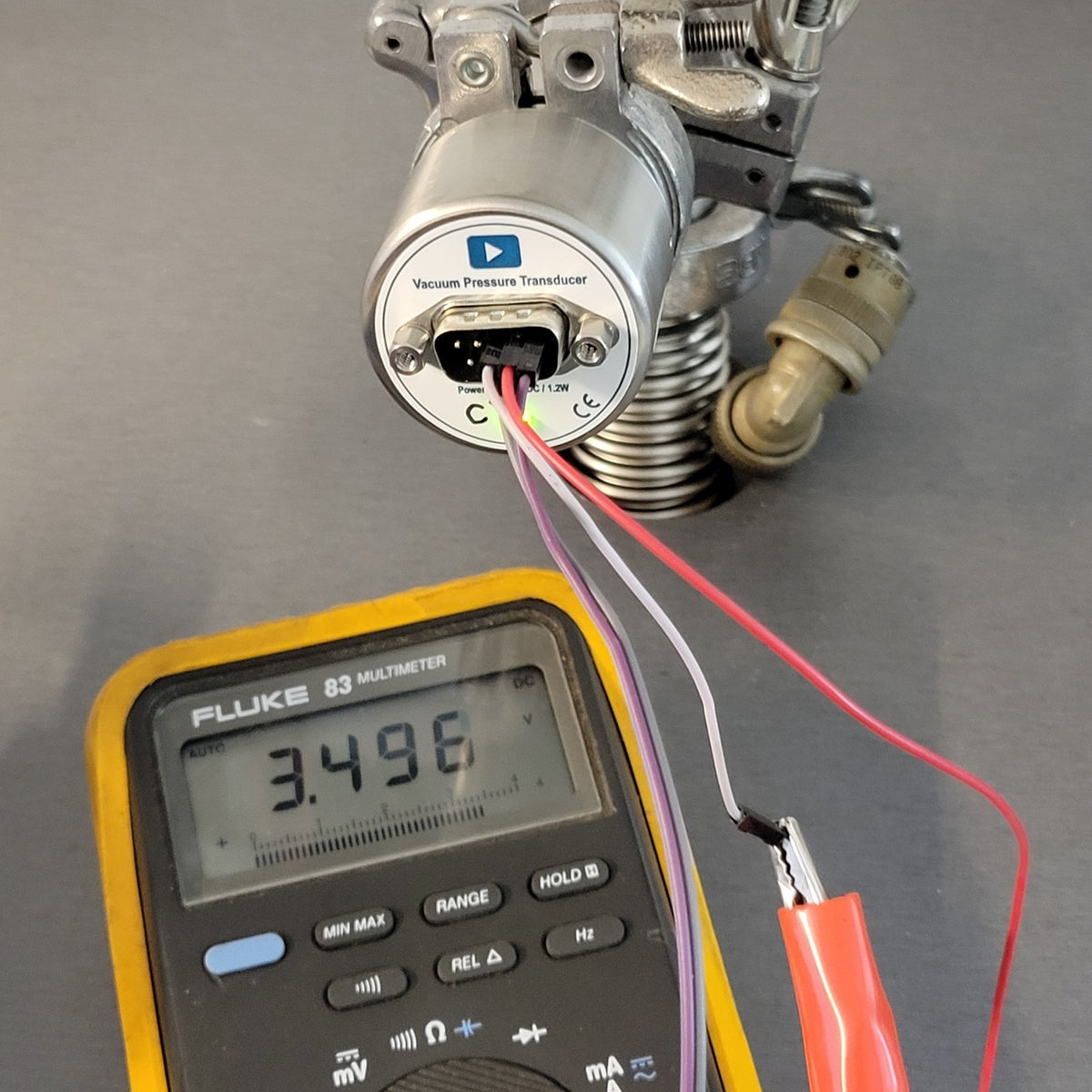 TESTED MKS 925-12010 MicroPirani Vacuum Gauge Transducer KF16 RS485