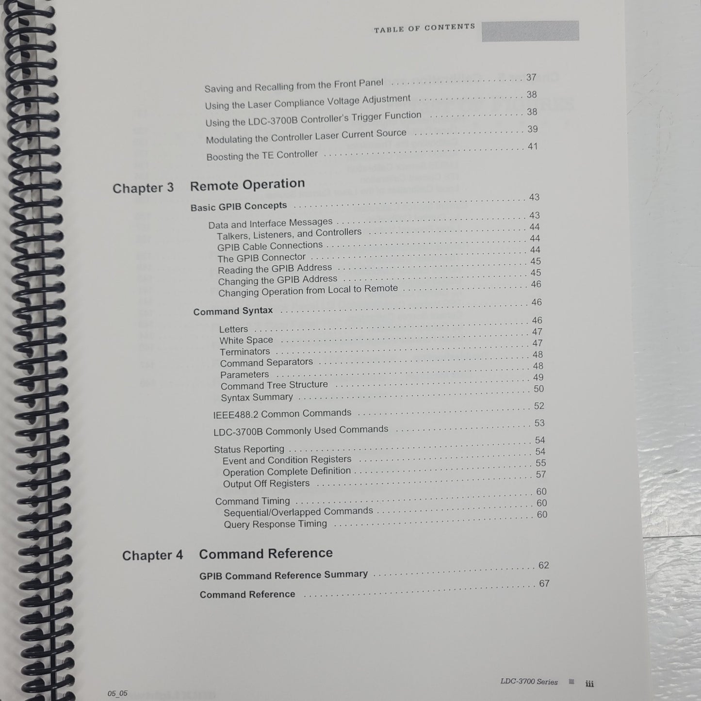 ILX Lightwave LDC-3700 Laser Diode Controllers Instruction Manual LDC-3712 3722B