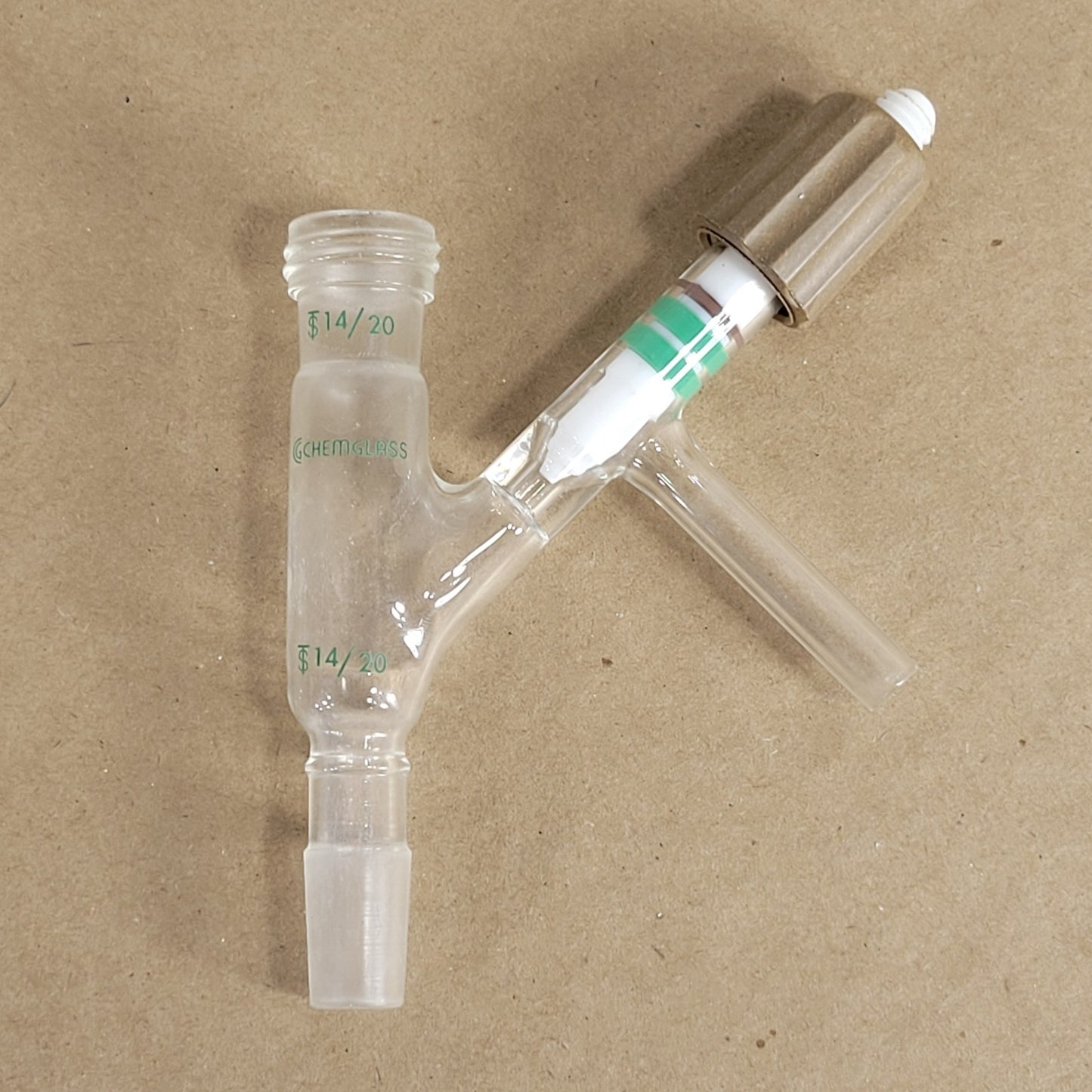 Chemglass AF-0506-02 Airfree Schlenk Connecting Adapter 14/20 Style B