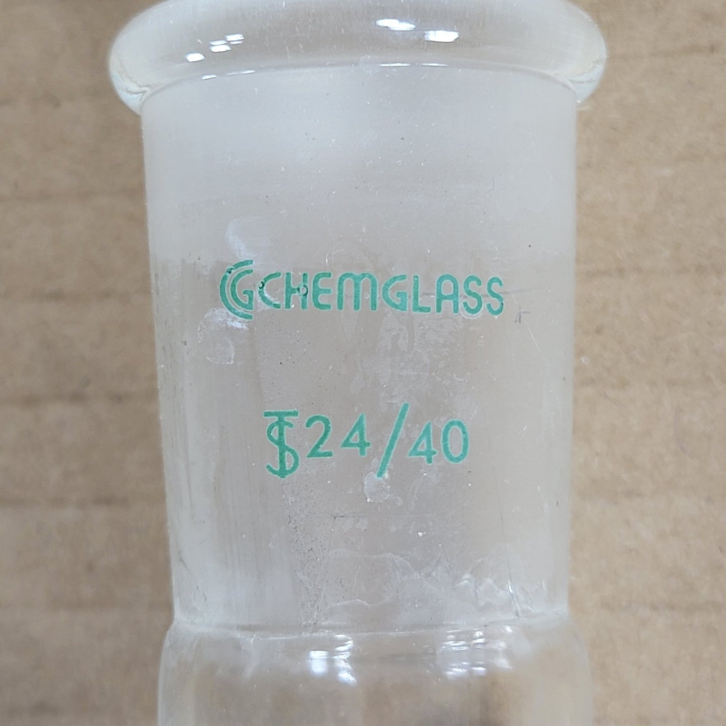 Chemglass CG-1213-05 Style-B Jacketed Coiled Reflux Condenser CN 24/40 300mm