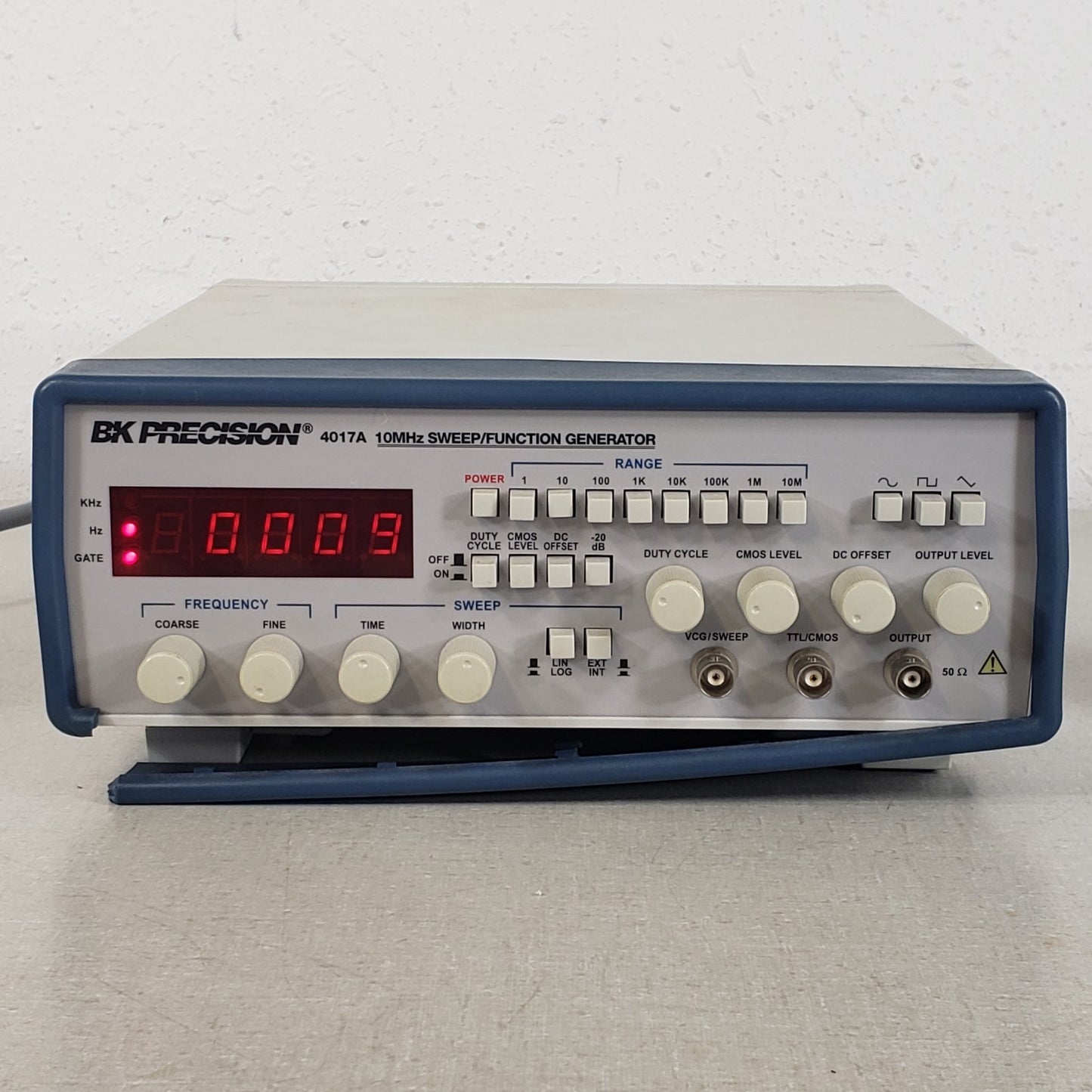 TESTED B&K Precision 4017A 10MHz Sweep Function Generator Sine Square Triangle