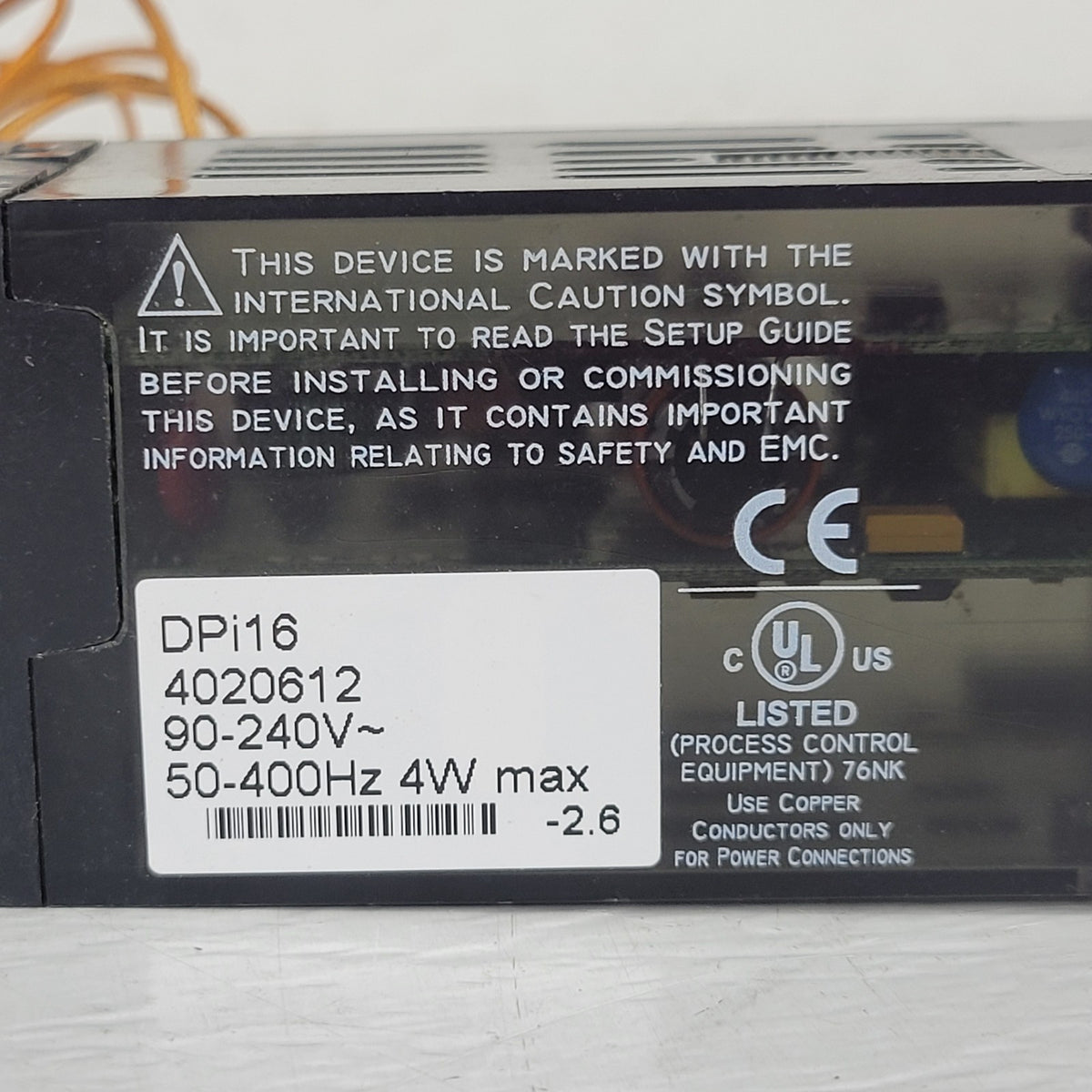 OMEGA DPi16 Digital Temperature Process Panel Meter w/ Thermocouple Jack