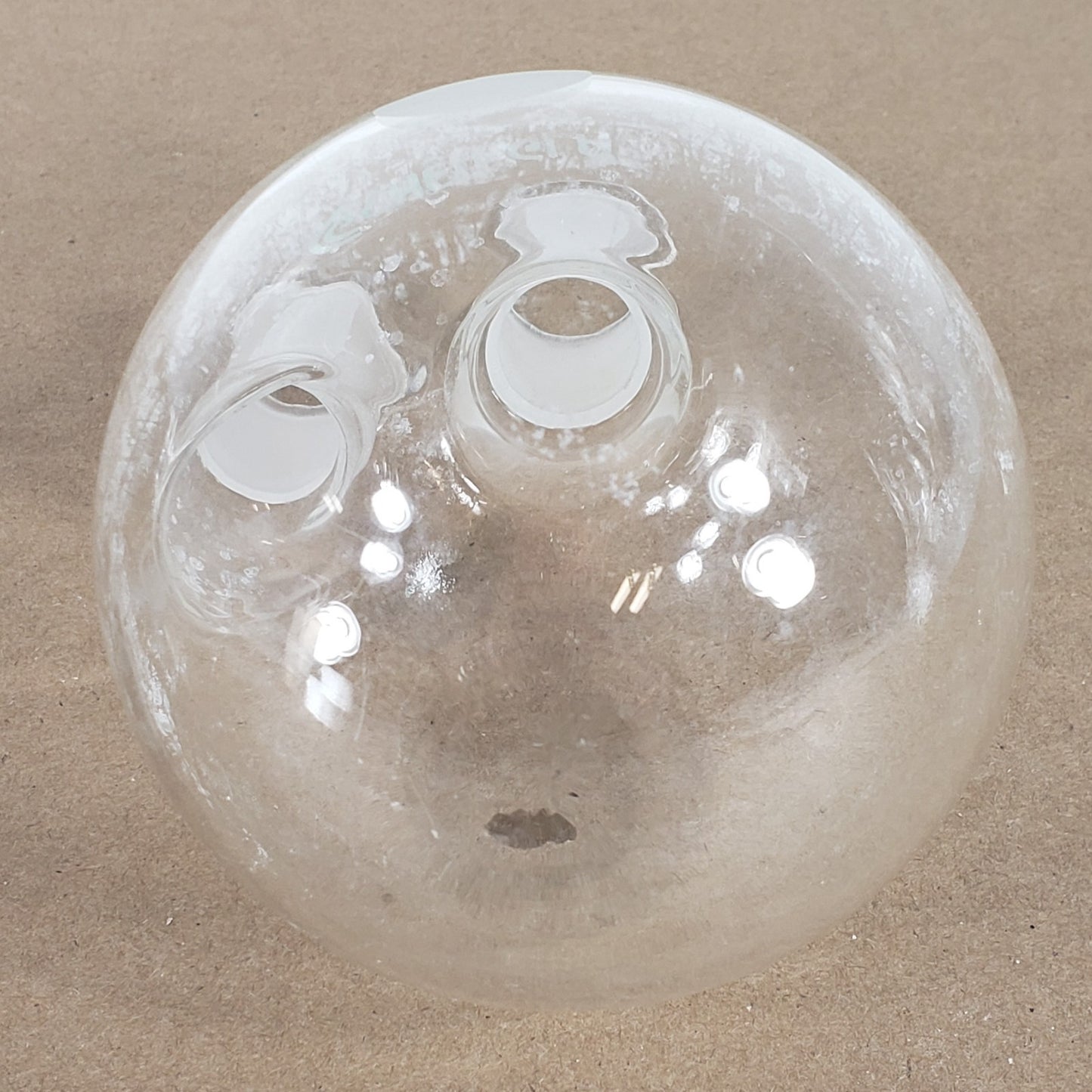 Chemglass CG-1518-06 Round Bottom Flask 500mL 2 Neck Straight 24/40 Joints