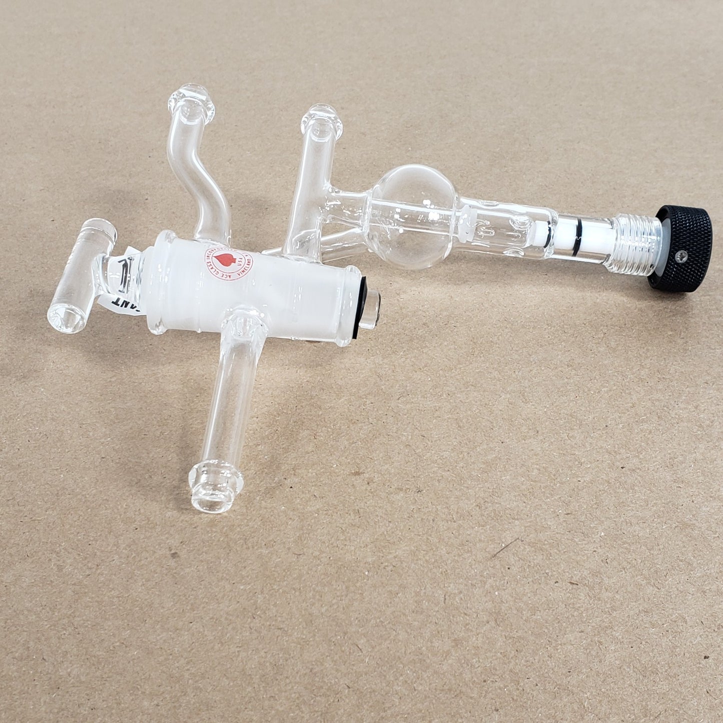 Ace Glass Inc. 8766-12 Air-Free Firestone Rapid Purge Valve Hose Connection Type