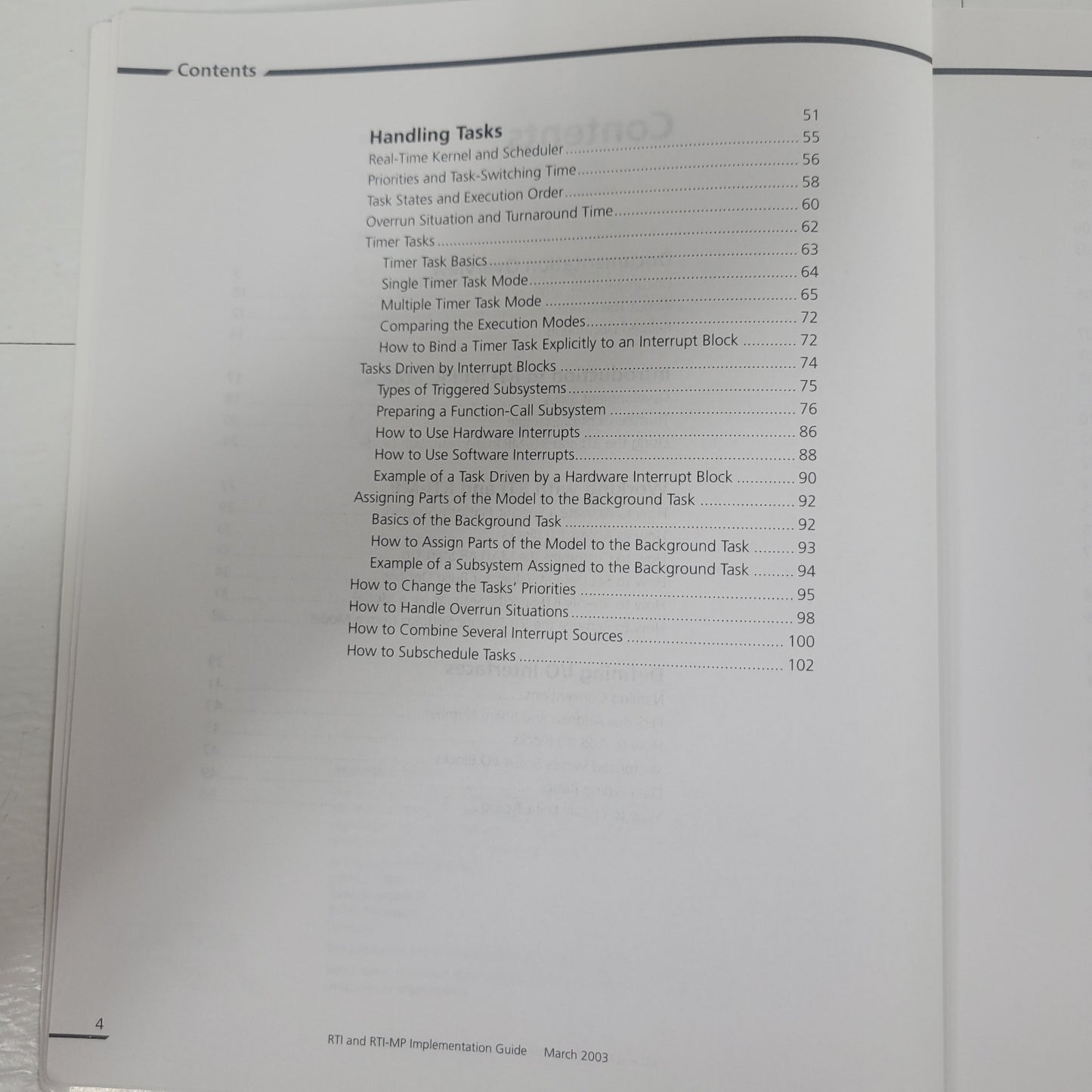 dSPACE RTI RTI-MP Real-Time Interface Implementation Guide Rel 3.5 2003 Manual