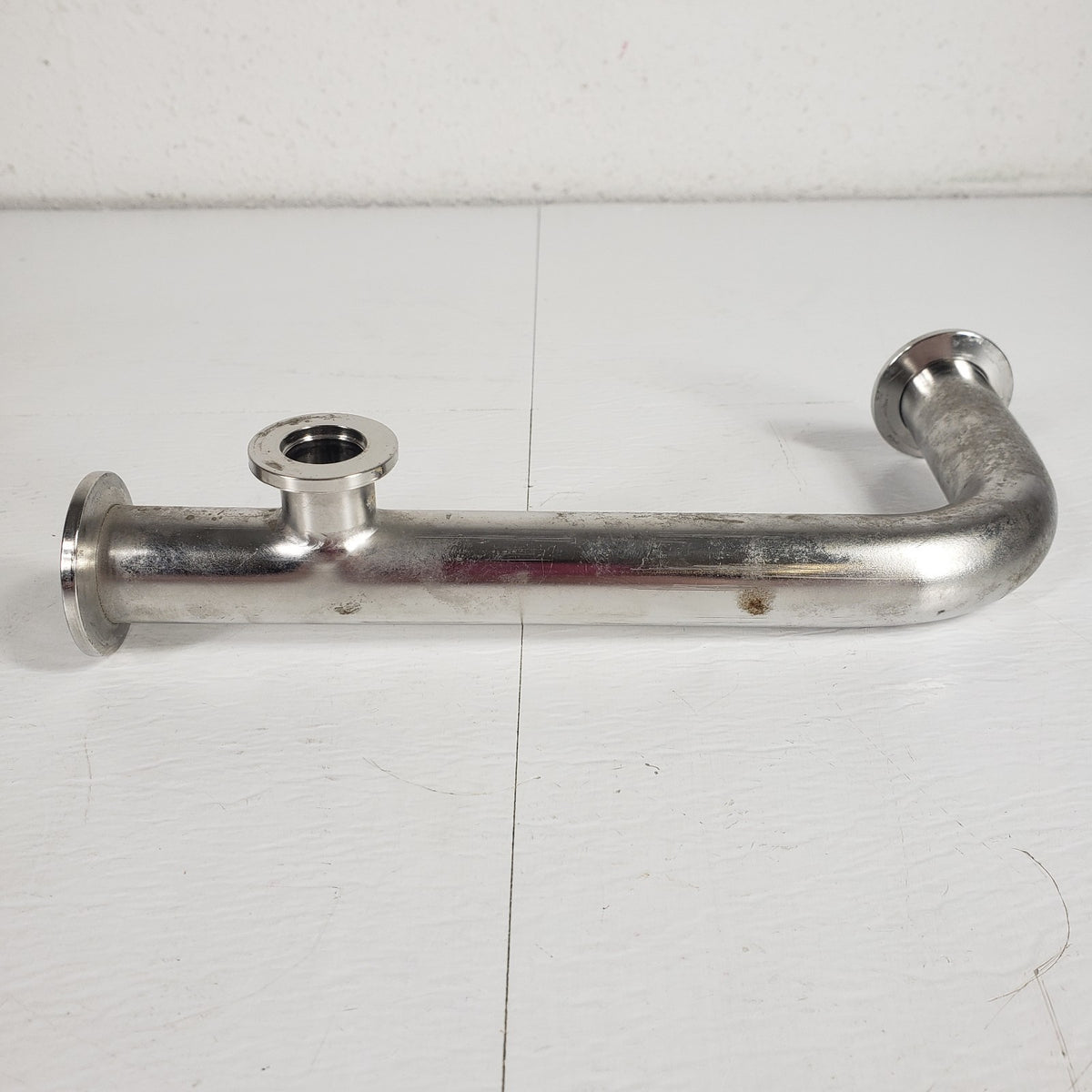 KF40 NW40 ISO-KF to KF16 NW16 Long 3-Way Reducing Tee High Vacuum Stainless