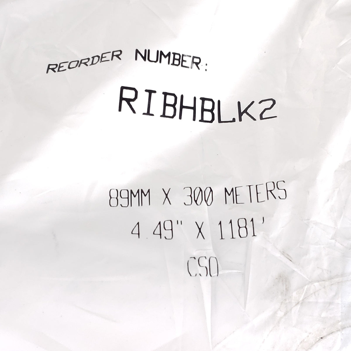 IPS 950 Instant Publisher RIBHBLK2 Black Thermal Transfer Ribbon NOS