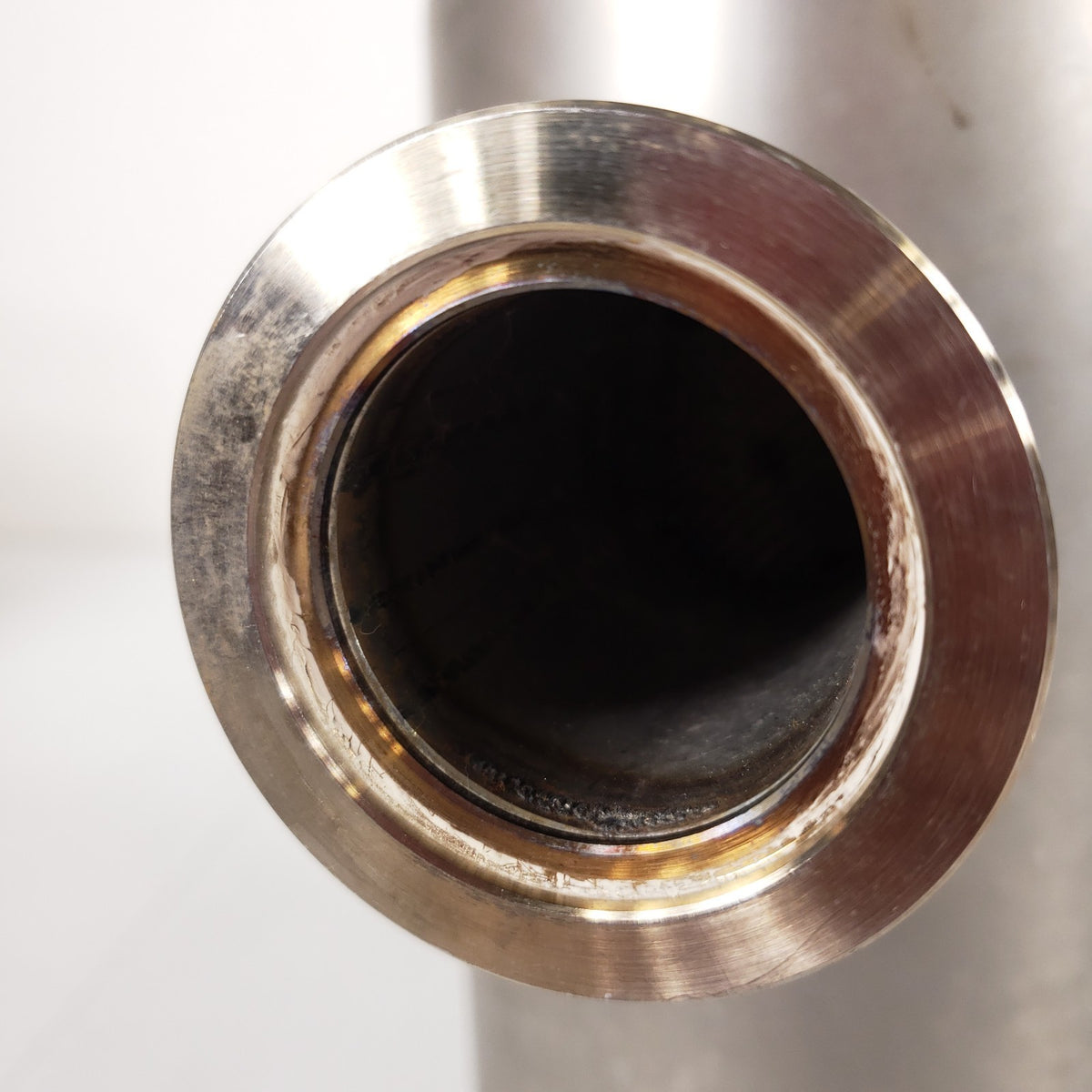 Stainless Steel Vacuum Foreline Trap Filter Canister Dual KF40 NW40 Mesh Element