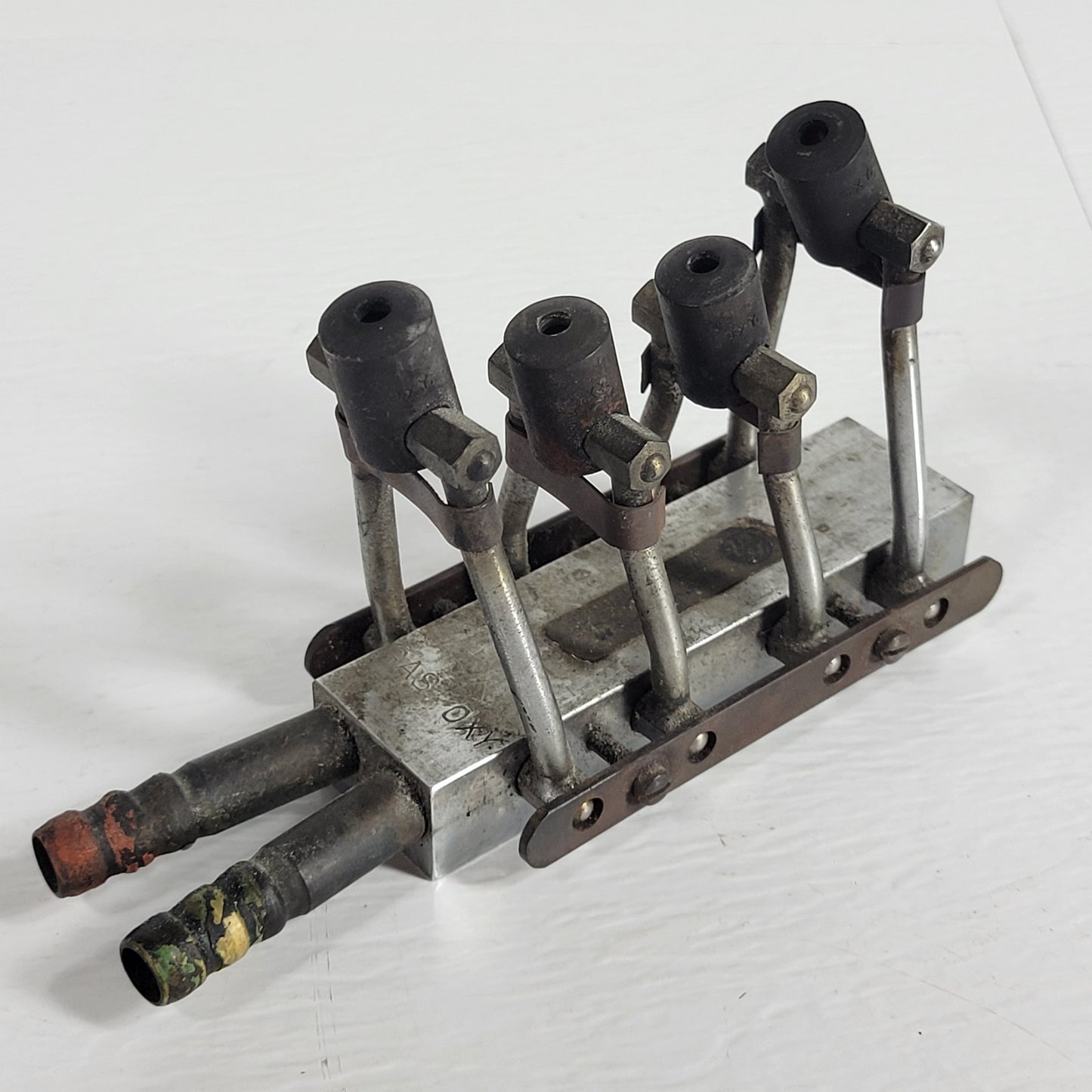 Vintage Bethlehem 4-Fire Single-Jet Oxygen Gas Glassblowing Lathe Burner Swivel