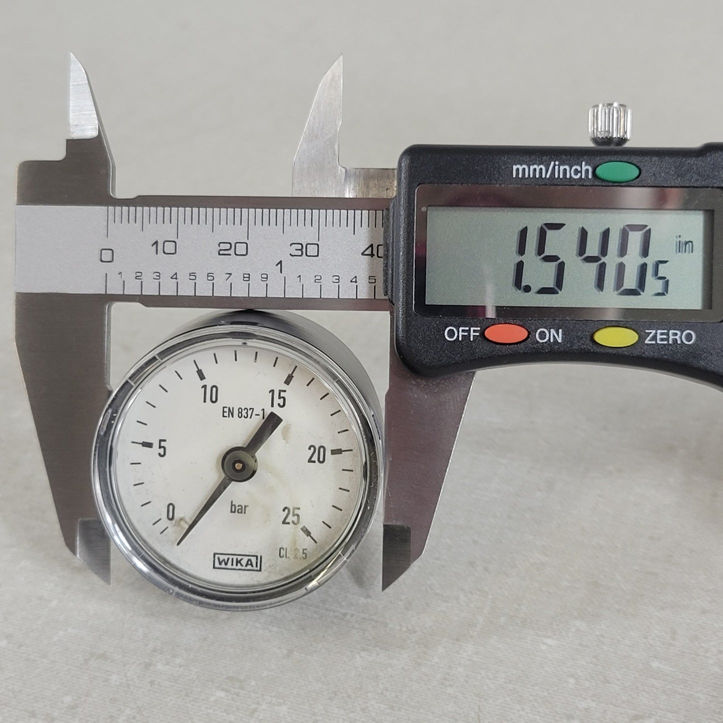 Franke 1552668 Pressure Gauge Gage 0-25 Bar WIKA A800 Espresso Machine