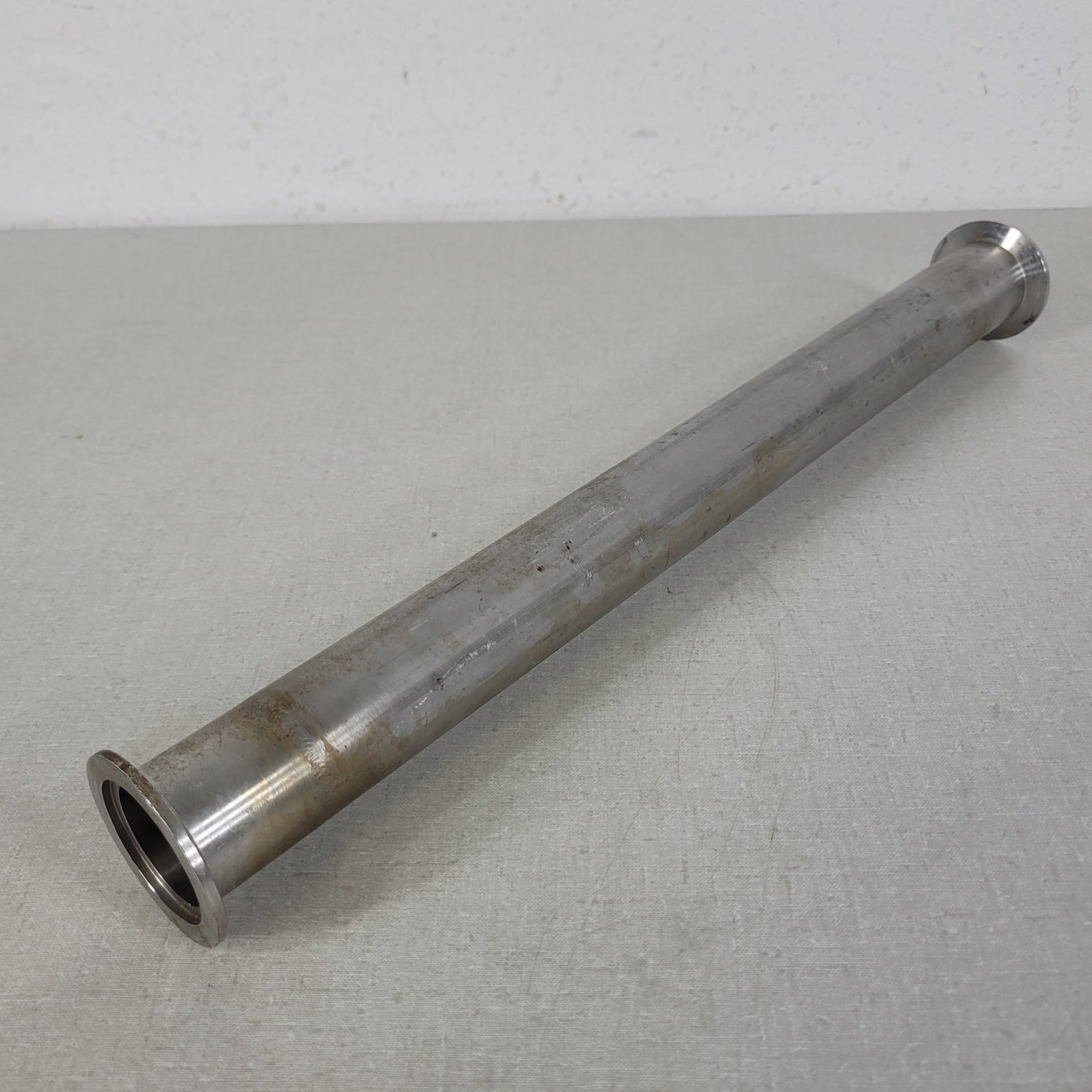 KF40 NW40 QF40 16.5" Full Nipple Straight Tube High Vacuum Stainless Steel