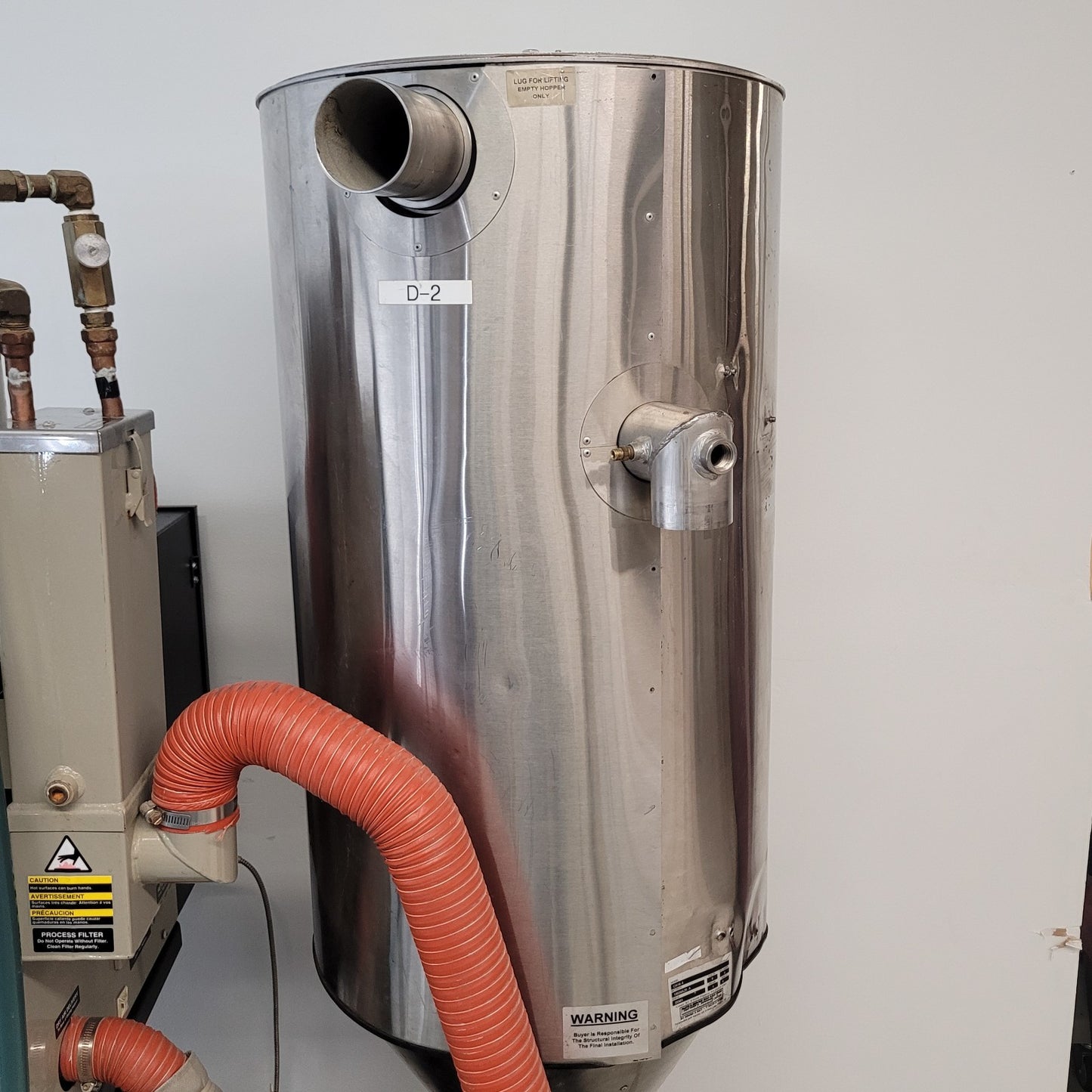 FOR PARTS Conair Franklin SC-15 Portable Carousel Desiccant Resin Material Dryer