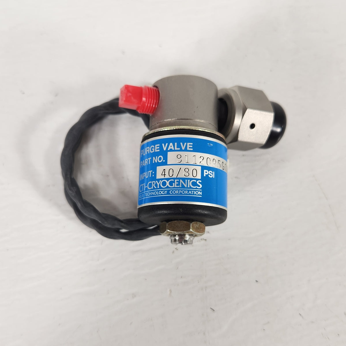 CTI Cryogenics 8112095G001 On-Board Cryopump Purge Valve Kit 40-80 PSI