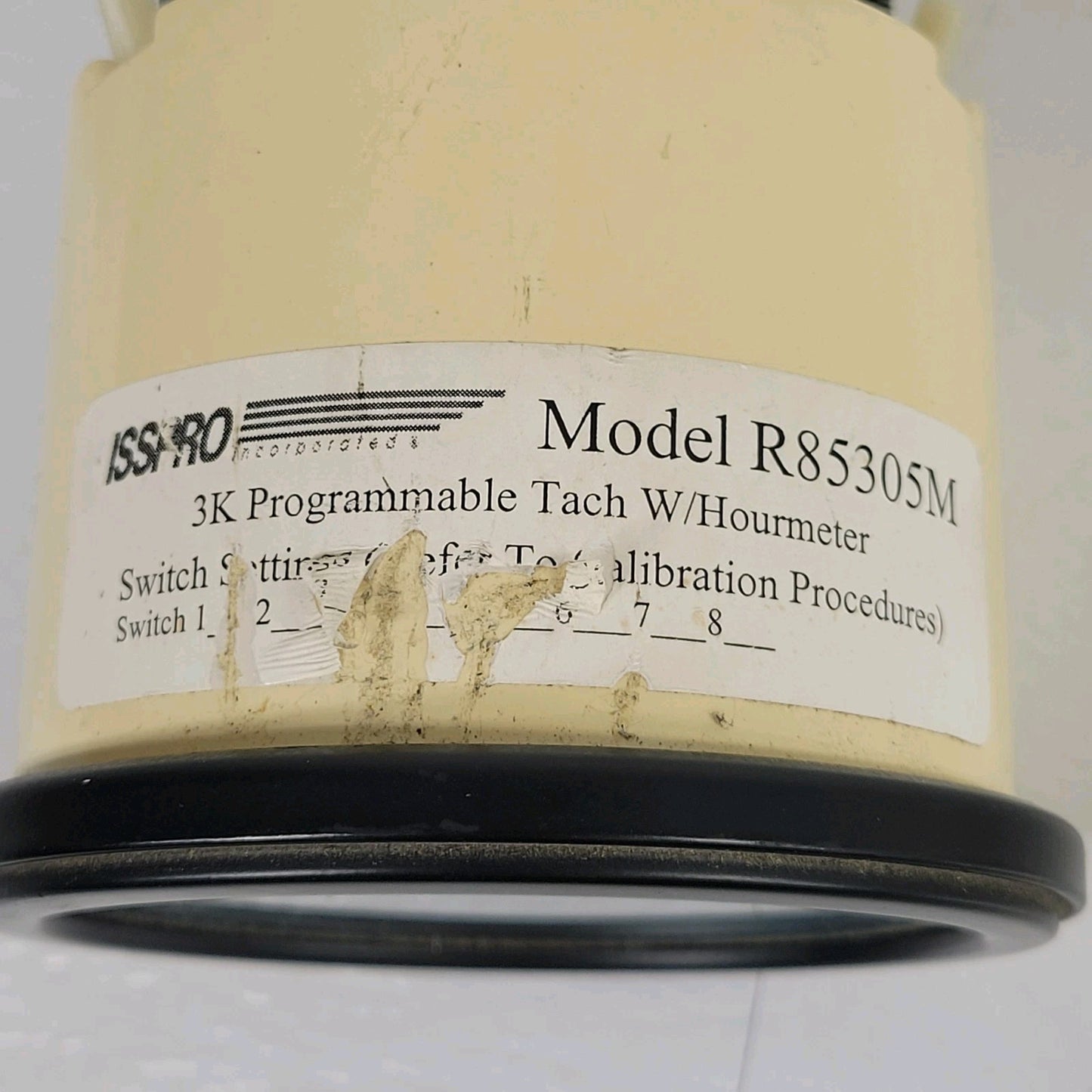 ISSPRO R85305M 3-3/8in Programmable Tachometer Hourmeter 0-3000 RPM