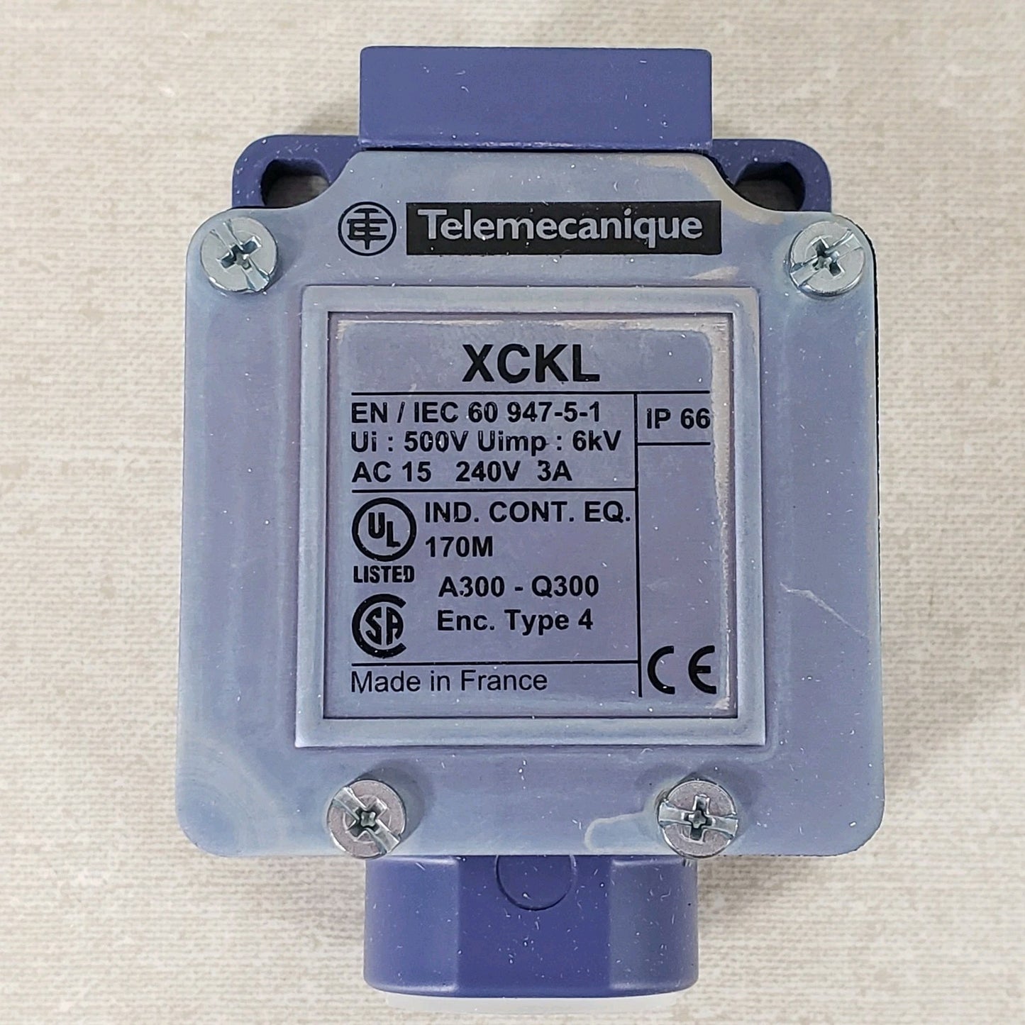 TELEMACANIQUE XCKL10041H7 Limit Switch for Circuits, XCKL, ZCKG00, ZCK-Y41