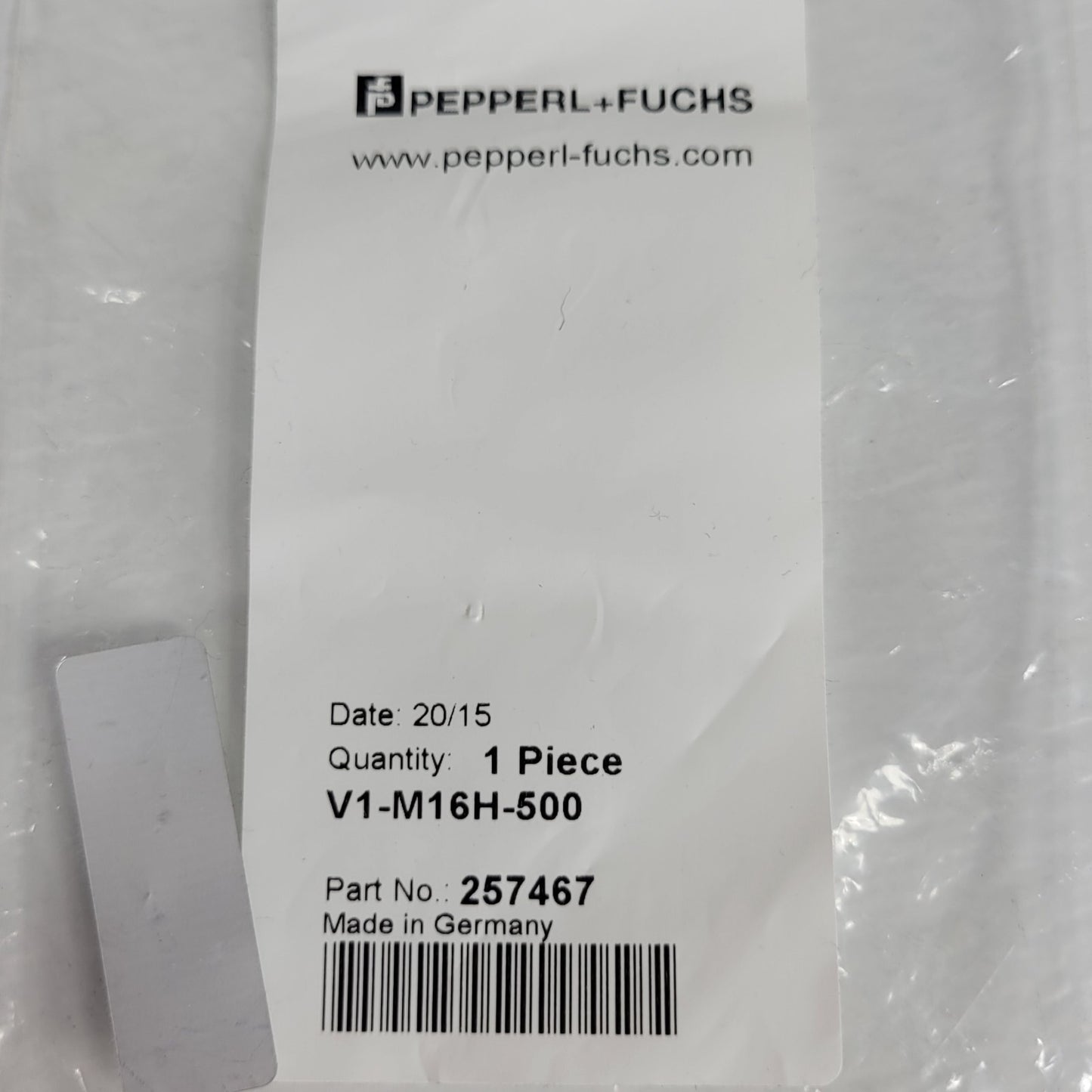 Pepperl + Fuchs 257467 Factory Automation V1-M16H-500 Cordset Cables/Accessories