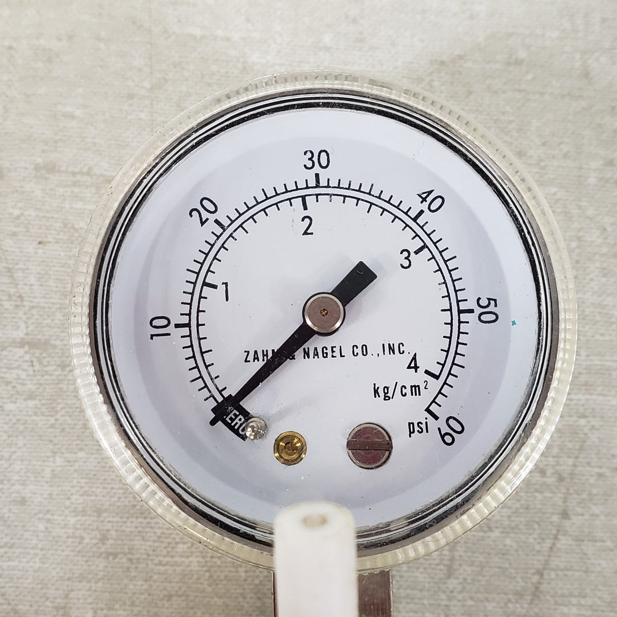 Zahm & Nagel CO2 Piercing Device Carbonation Tester Pressure Gauge