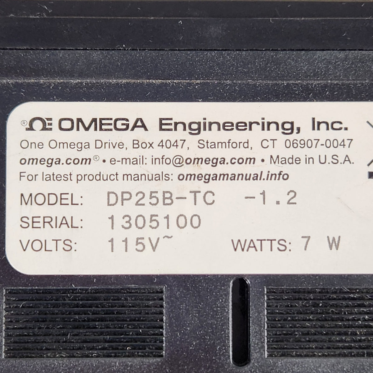 OMEGA DP25B-TC Digital Thermocouple Temperature Panel Meter 1/8 DIN
