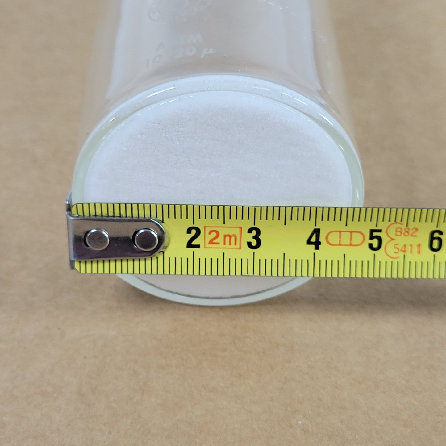 Ace Glass Inc. Glass Filtering Tube D Porosity 10-20u ASTM 220mm Tall 48mm OD