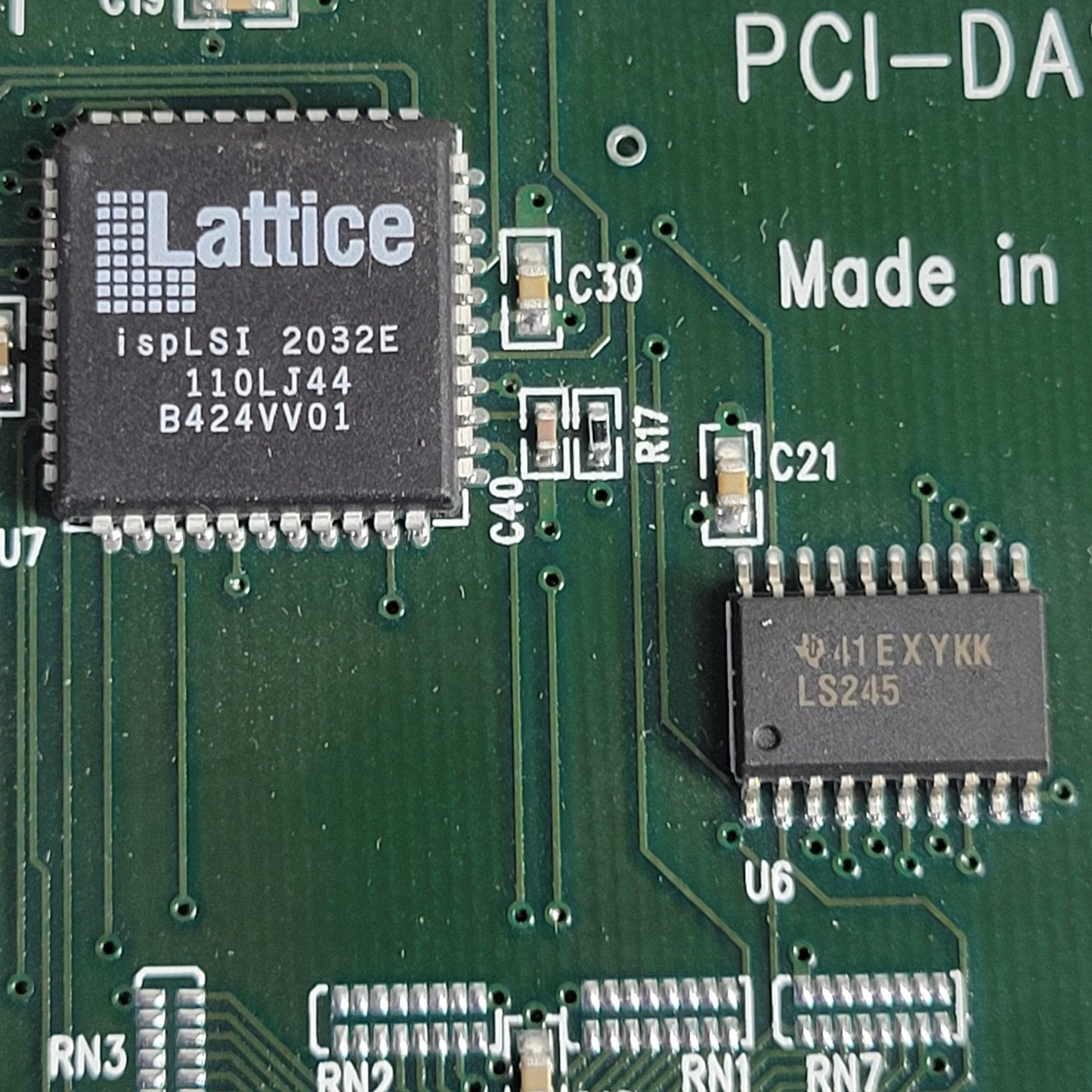 PCI-DAS08 PCI Data Acquisition Card, 37-Pin Connect DB-37 DC-37 PLX PCI9052