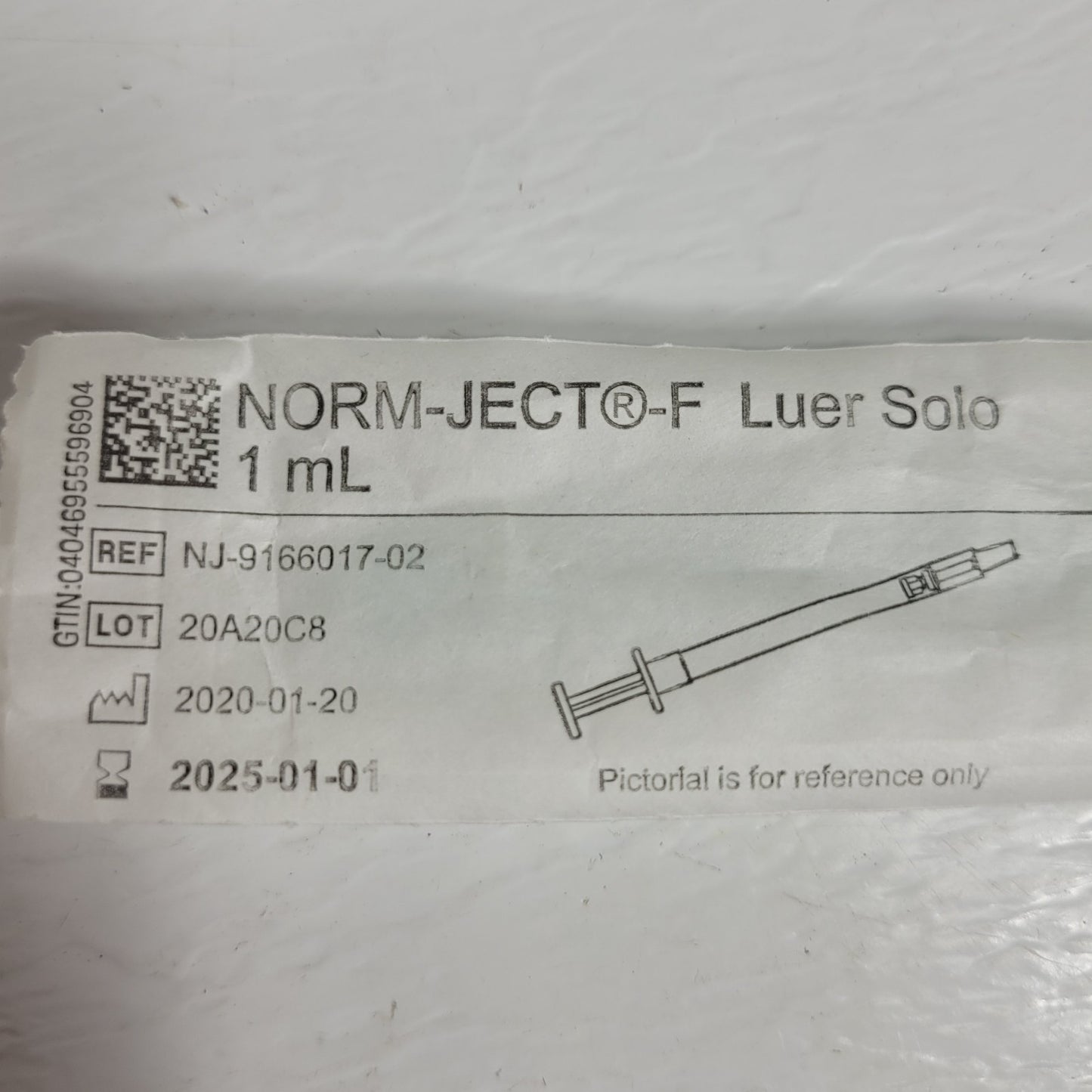 Air-Tite NJ-9166017-02 NORM-JECT-F 1mL Luer Slip Fine Dosage 100 Count