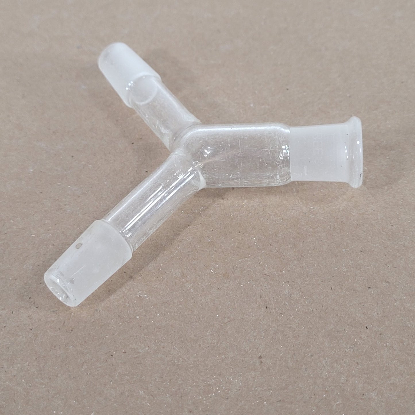 Lot of 3 Chemglass AF-0502-01 Airfree Schlenk 3-Way Adapters 14/20