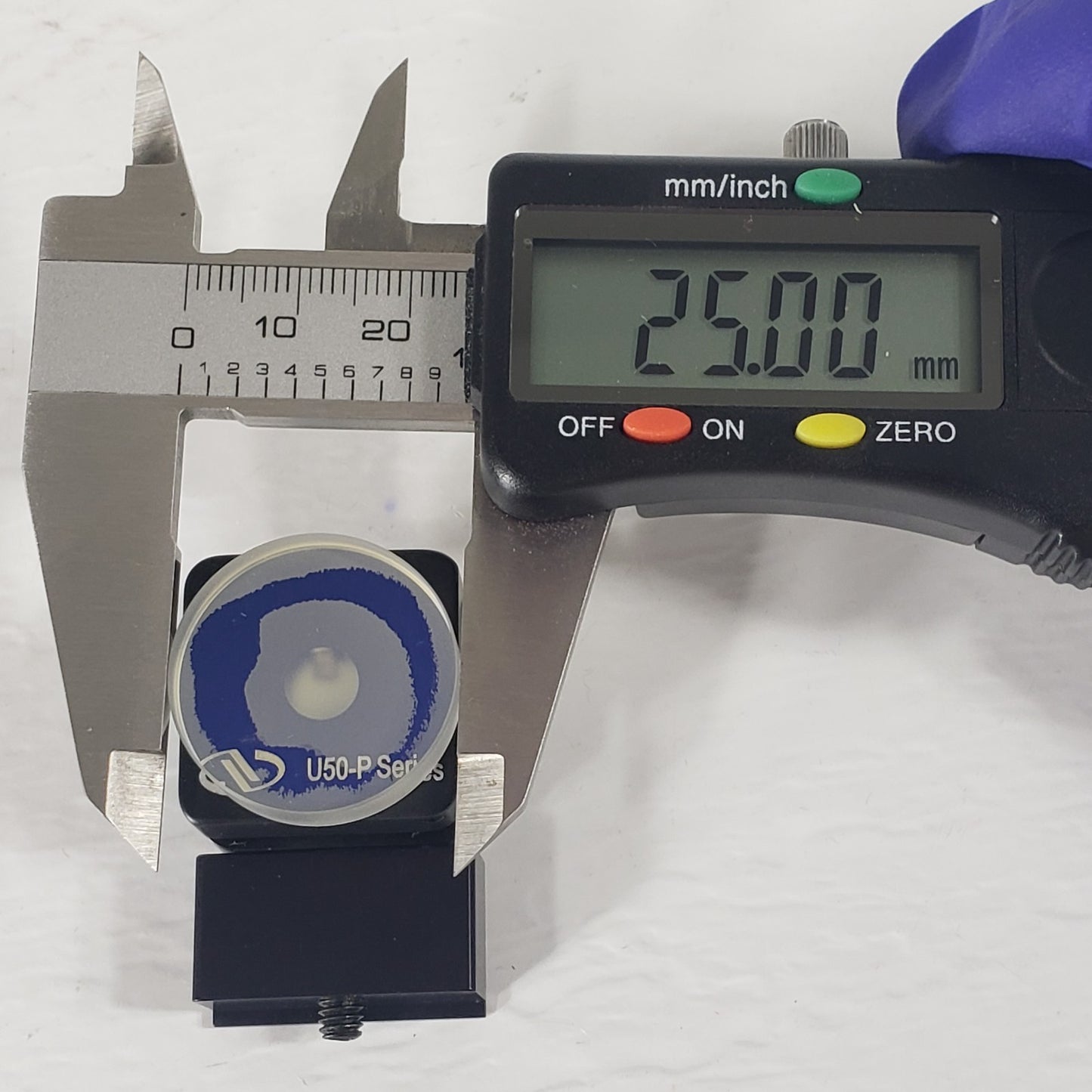 NEWPORT U50-P Series Mount w/25mm Diameter Transparent Disk, Laser Optics
