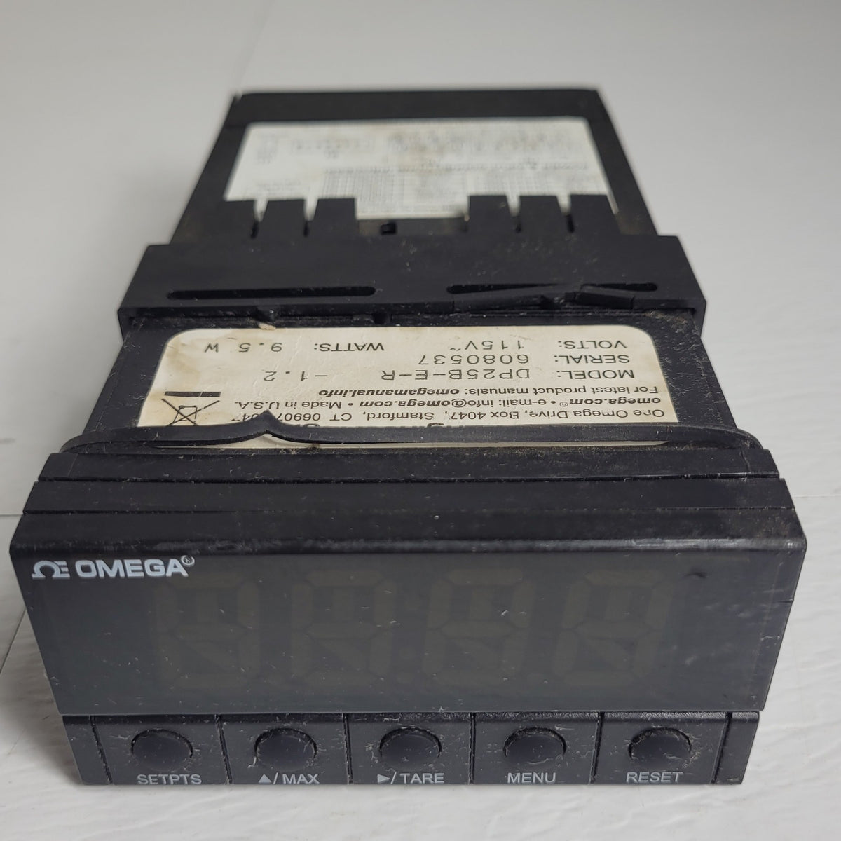Omega DP25B-E-R-1.2 Digital Process Panel Meter Dual Relay 115VAC