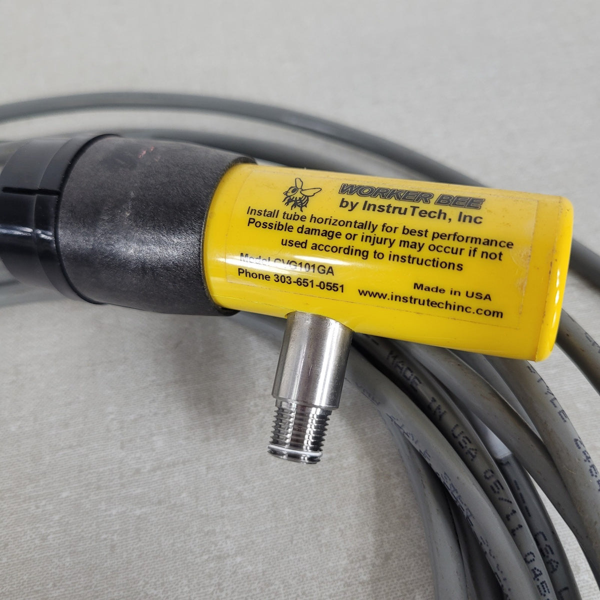 TESTED InstruTech VGC301A WorkerBee Vacuum Controller CVG101GA Pirani Gauge