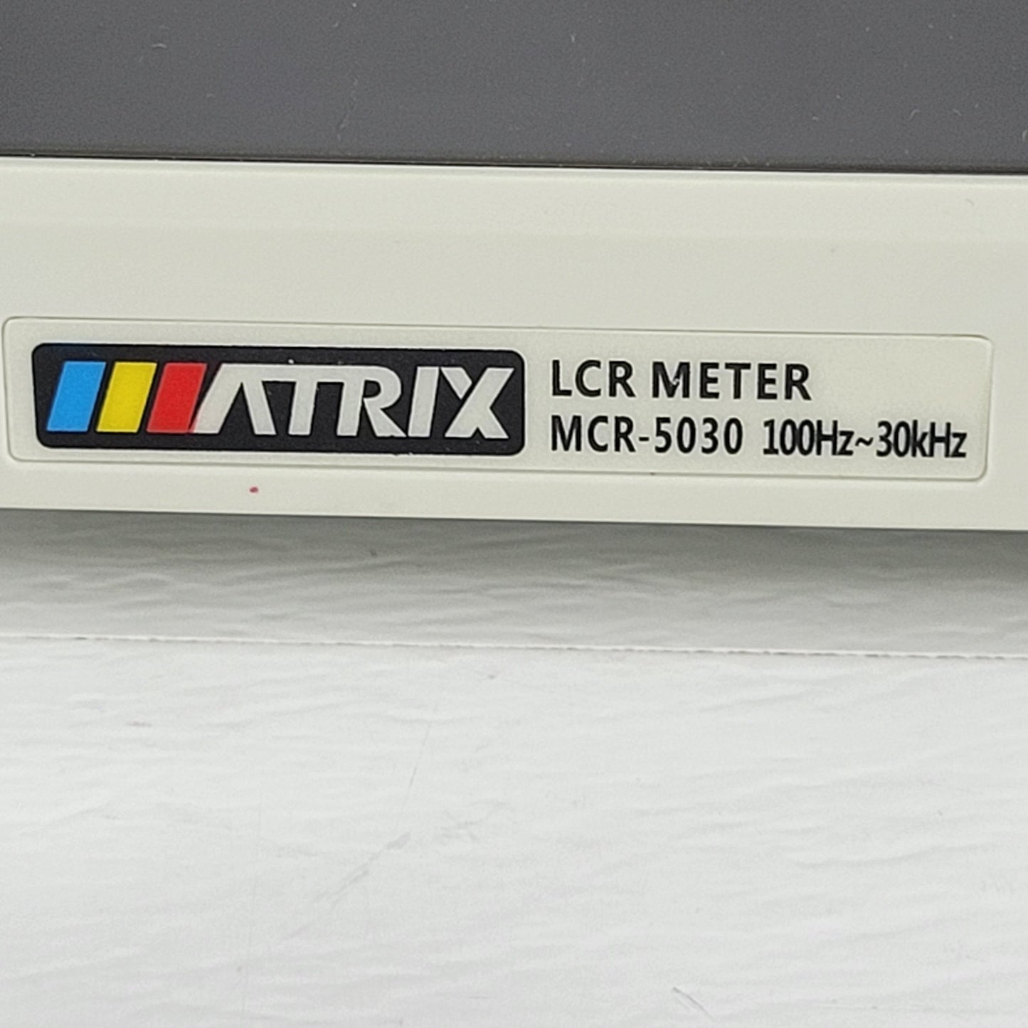 TESTED Matrix MCR-5030 LCR Meter 100Hz-30kHz w/ Manual Test Report & Cables
