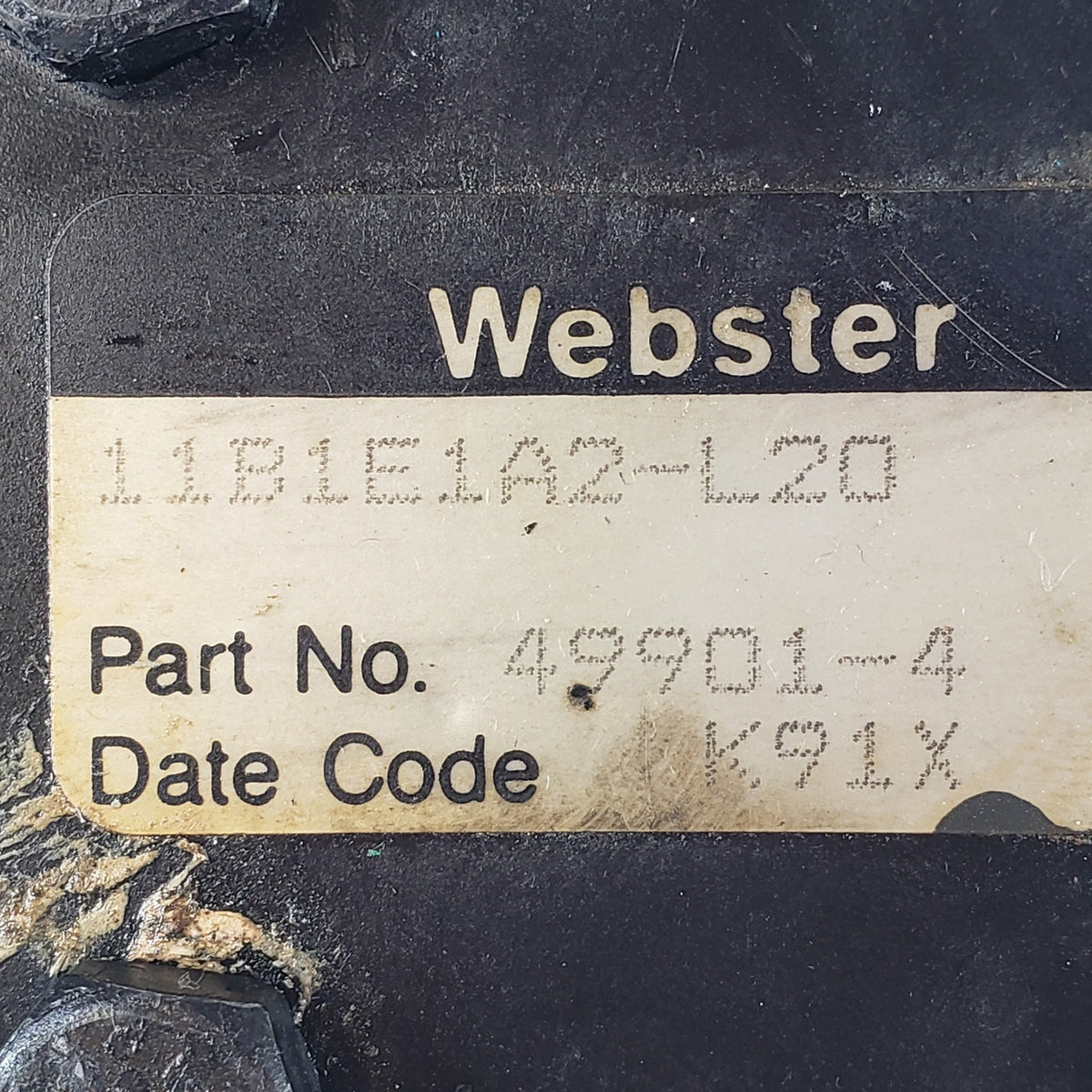 Webster Danfoss 49901-4 B Series Hydraulic Gear Pump Motor Untested