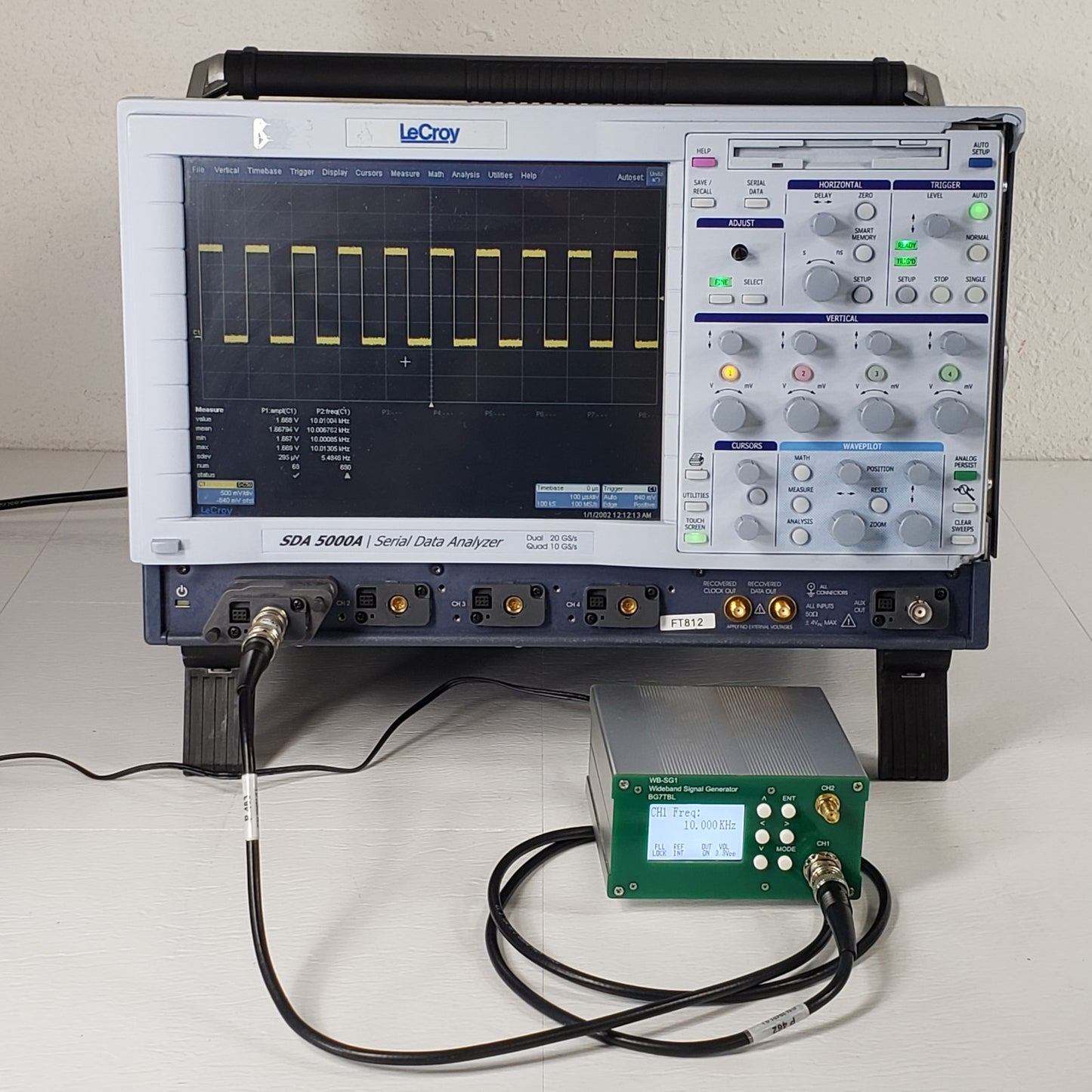 TESTED LeCroy SDA-5000A 4 Channel Serial Data Analyzer Oscilloscope 20GS/s 4Vpk
