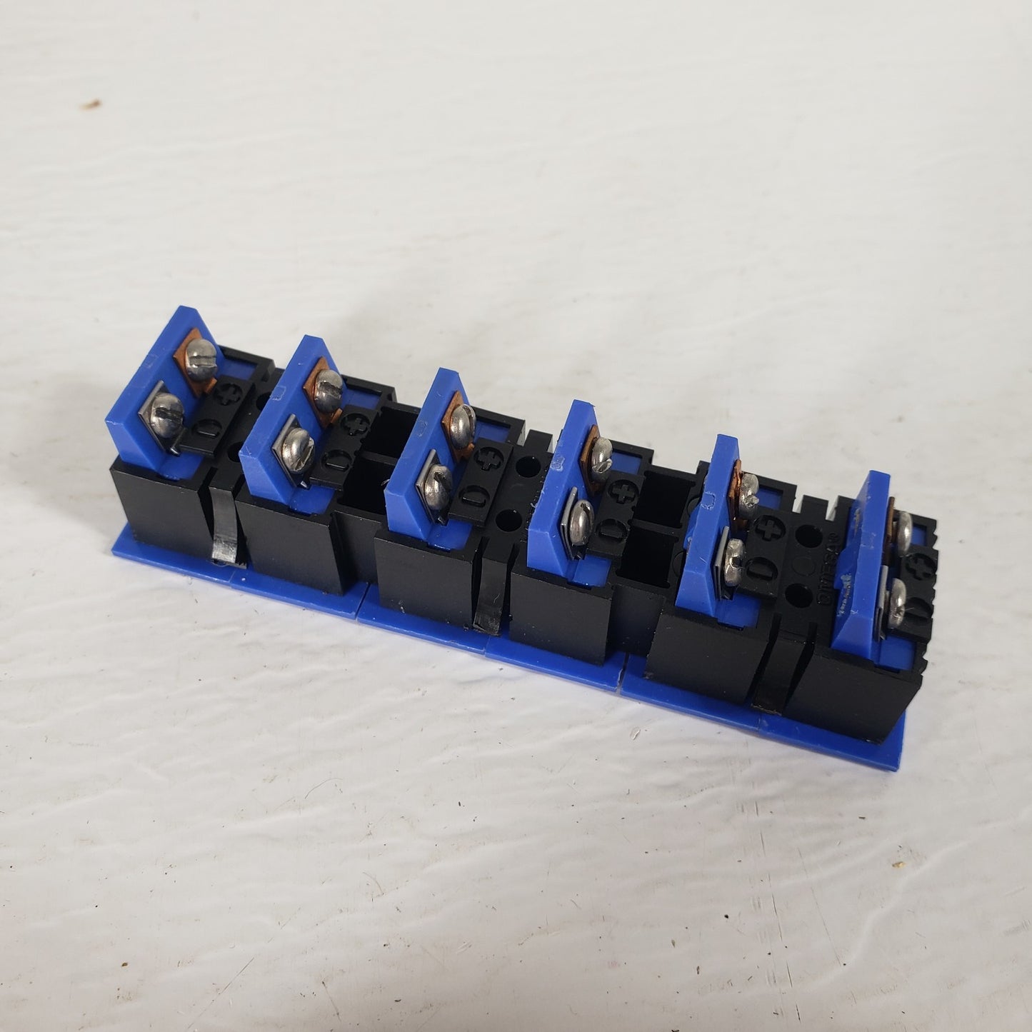 Omega Type T Thermocouple Terminal Block Panel Mount 6-Gang Polarized 2 Pin