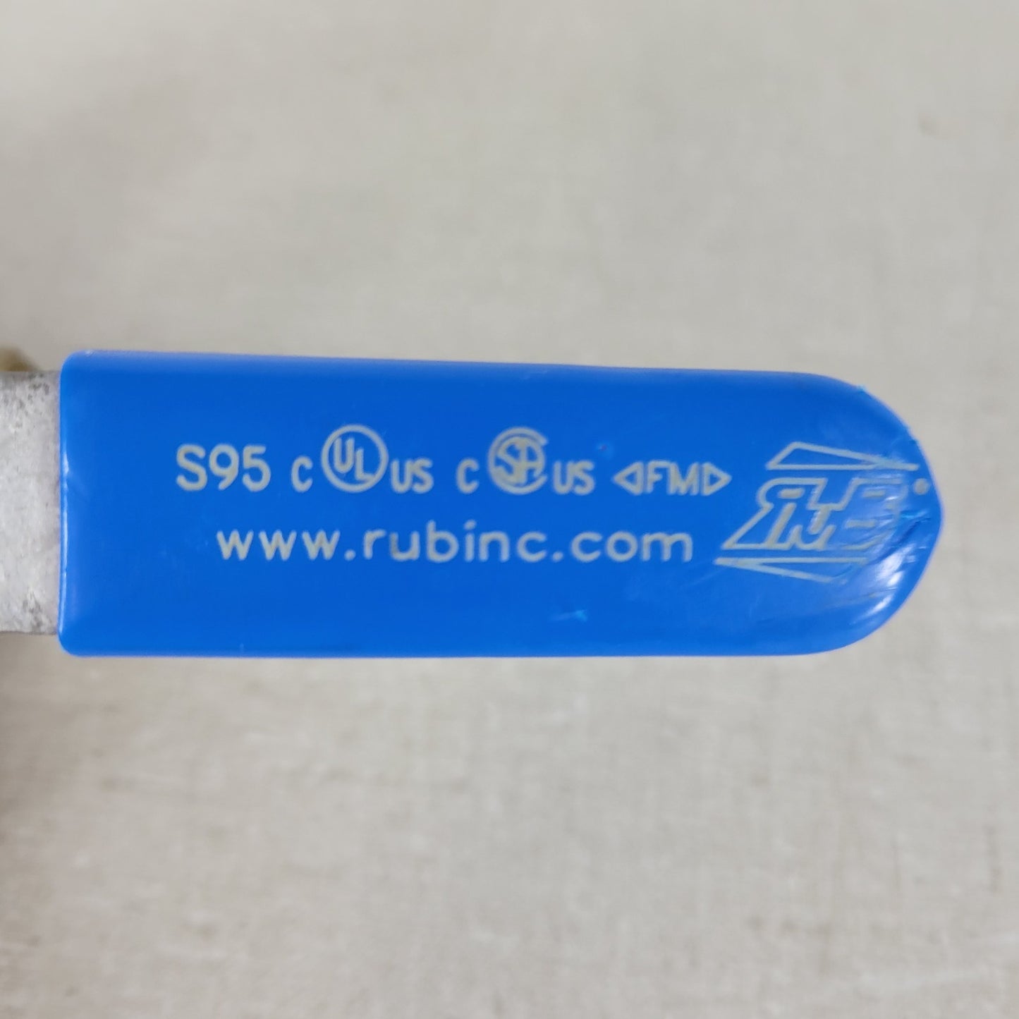 RuB S95E45 3/4" FNPT Brass Full Port Ball Valve 600 CWP Locking Handle