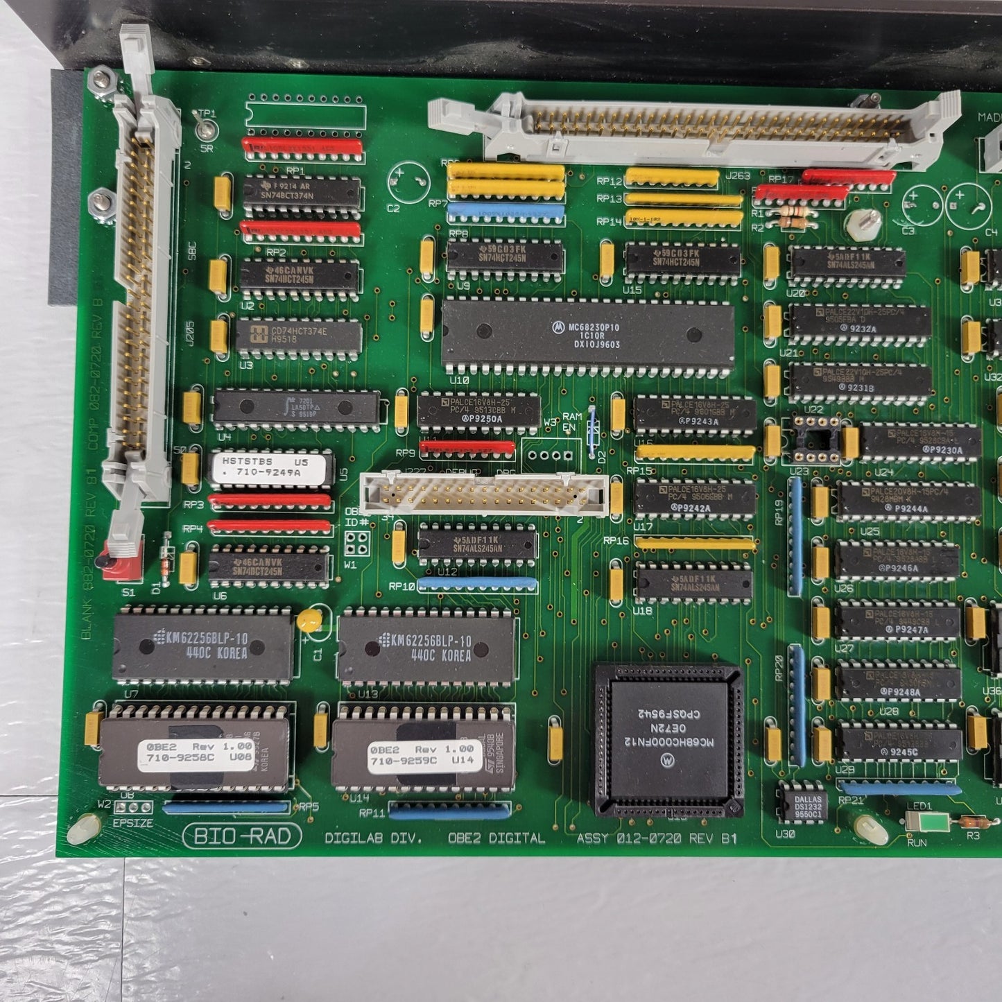 BIORAD 0120720 Rev. B1 From BioRad FTS-60A, OBE2 Digital Assembly Board