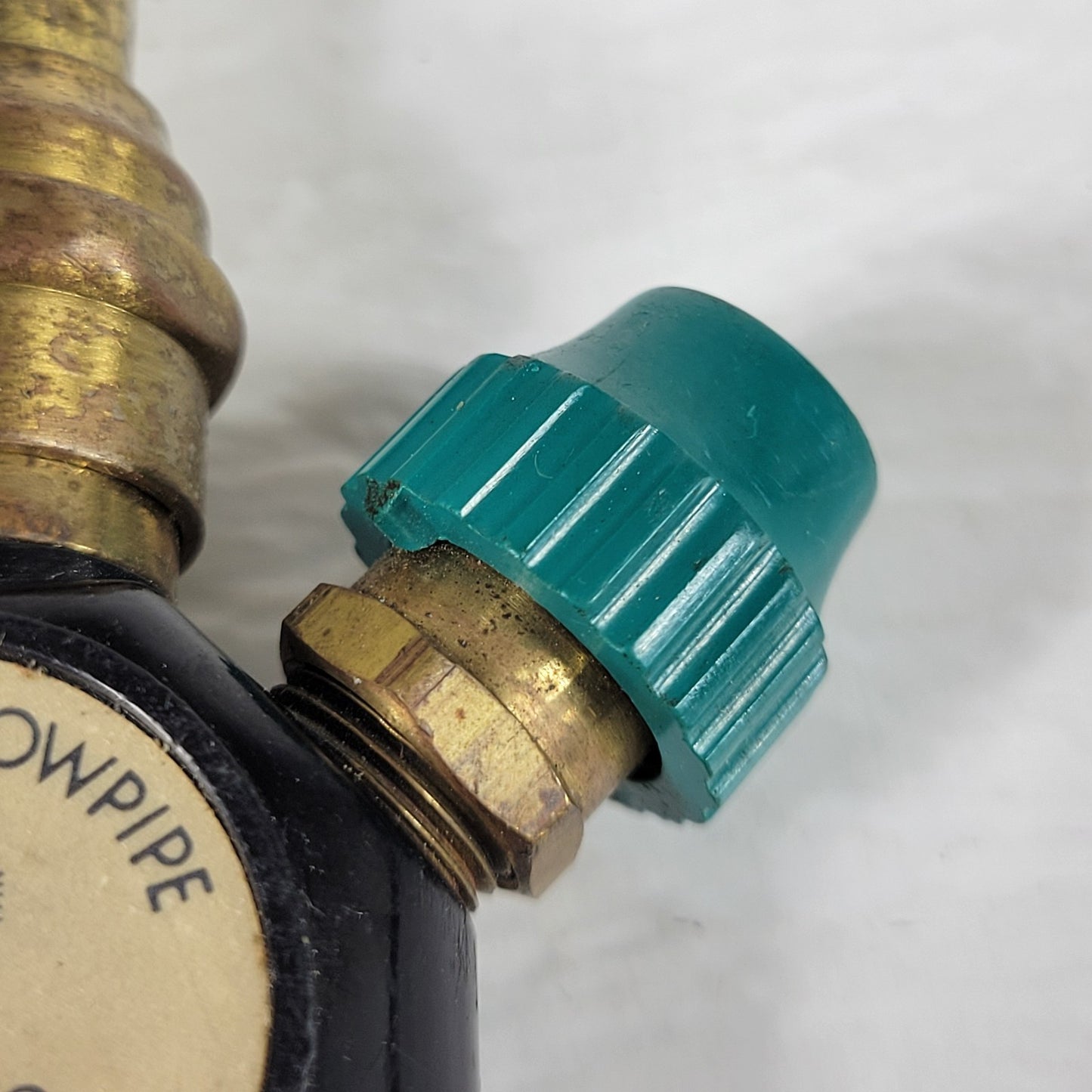 VERIFLO Type 3A Blowpipe, Air & Gas Inlets, Red and Green Tips, Good Condition